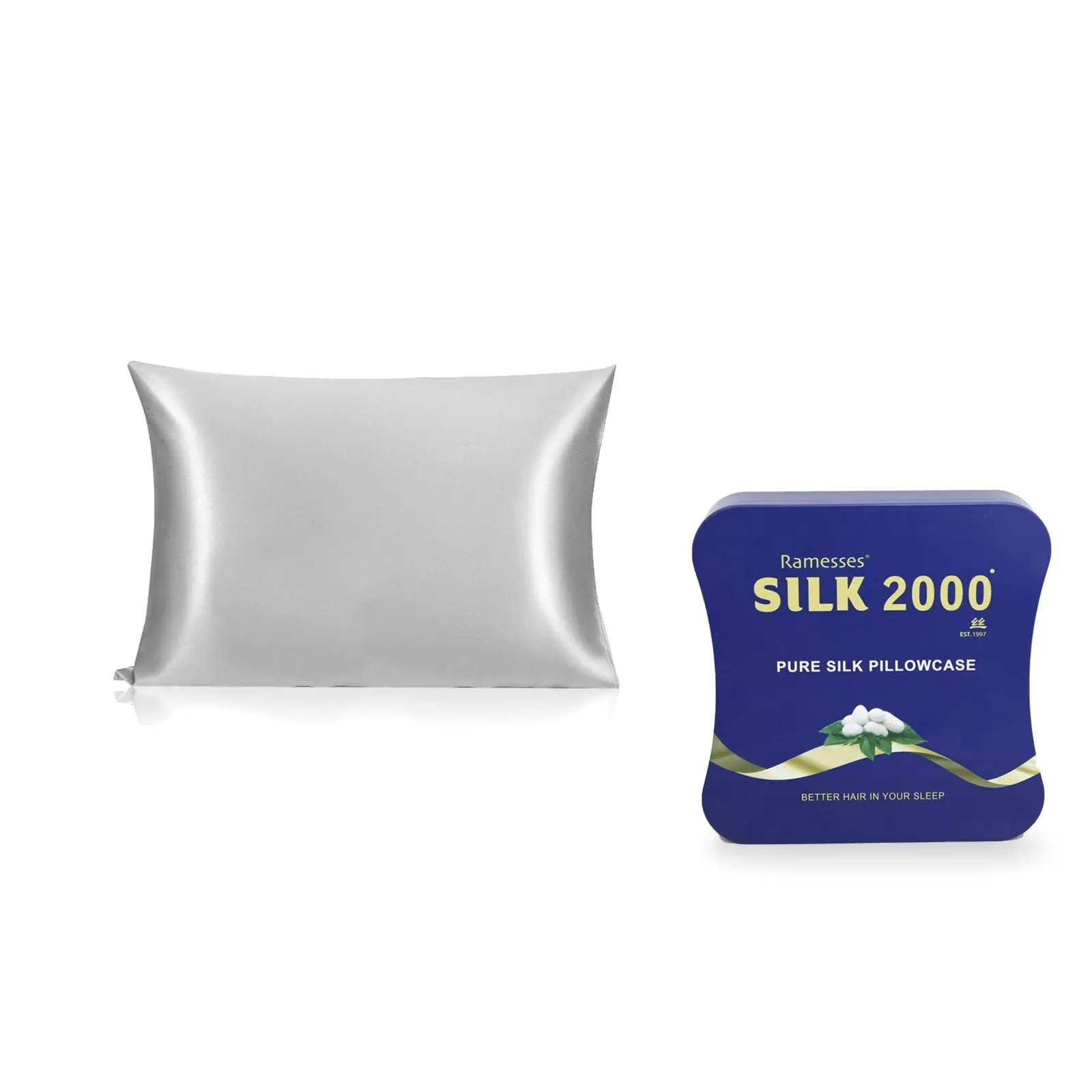 Ramesses Cooling Mulberry Silk Pillowcase&EyeMask