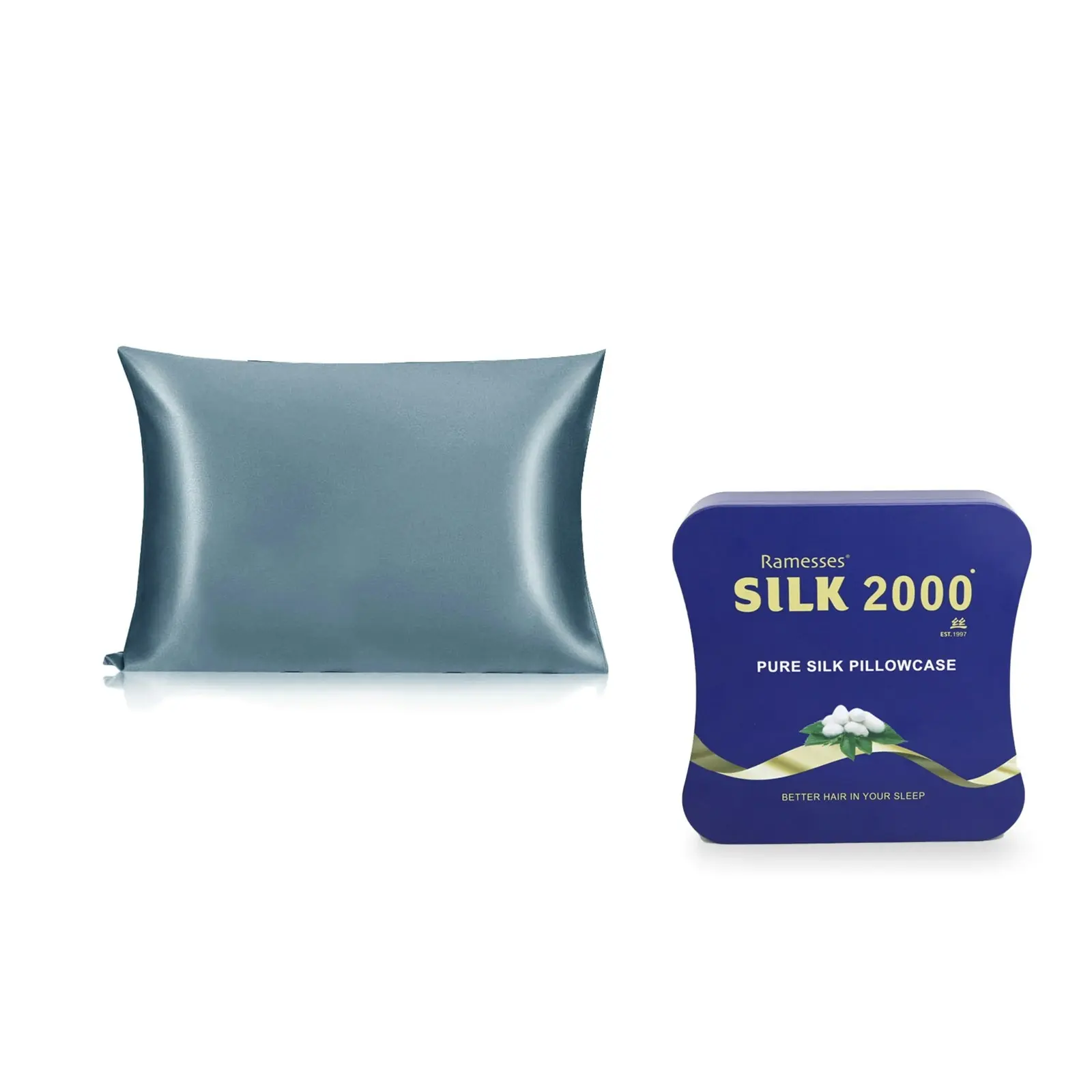 Ramesses Cooling Mulberry Silk Pillowcase&EyeMask