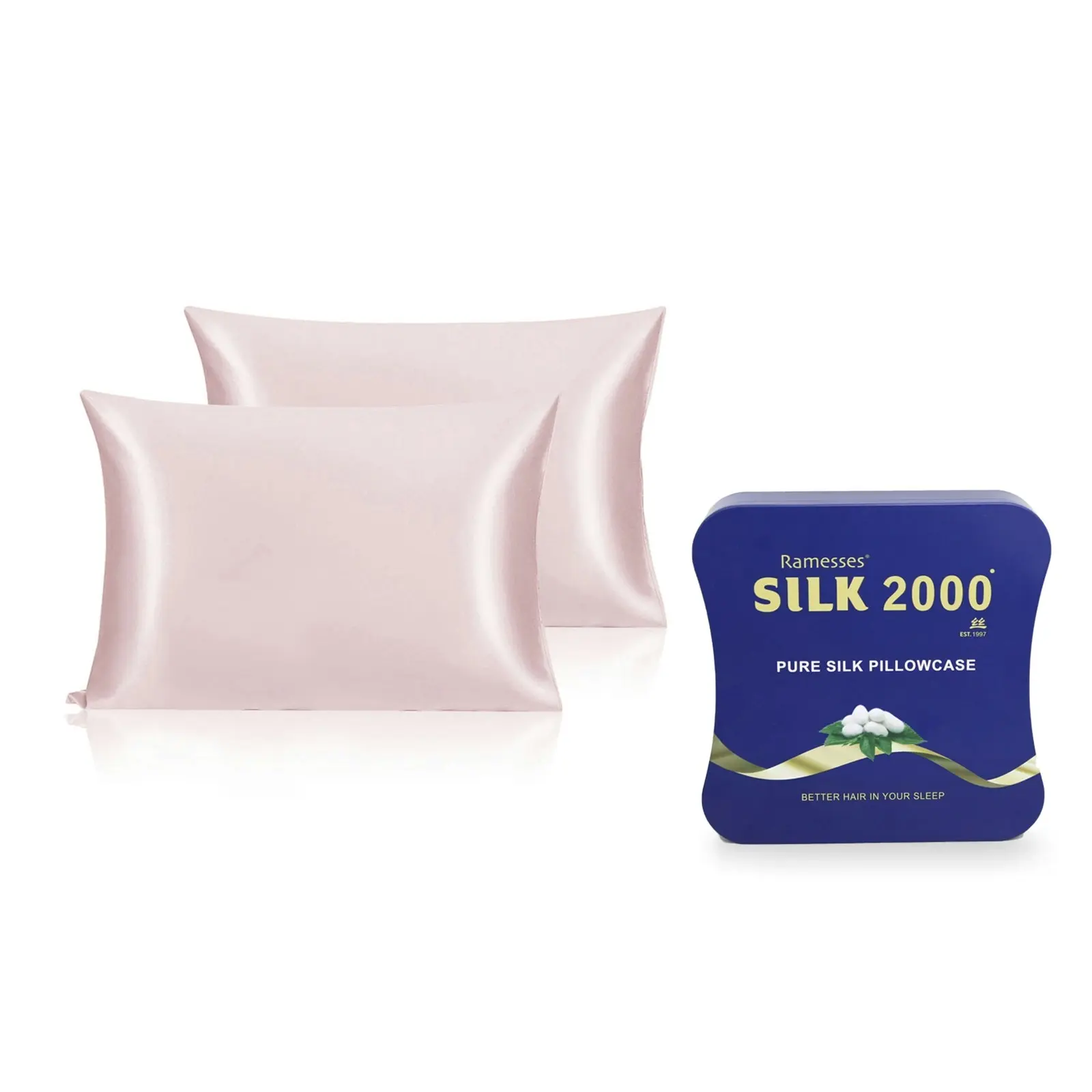 Ramesses Cooling Mulberry Silk Pillowcase&EyeMask