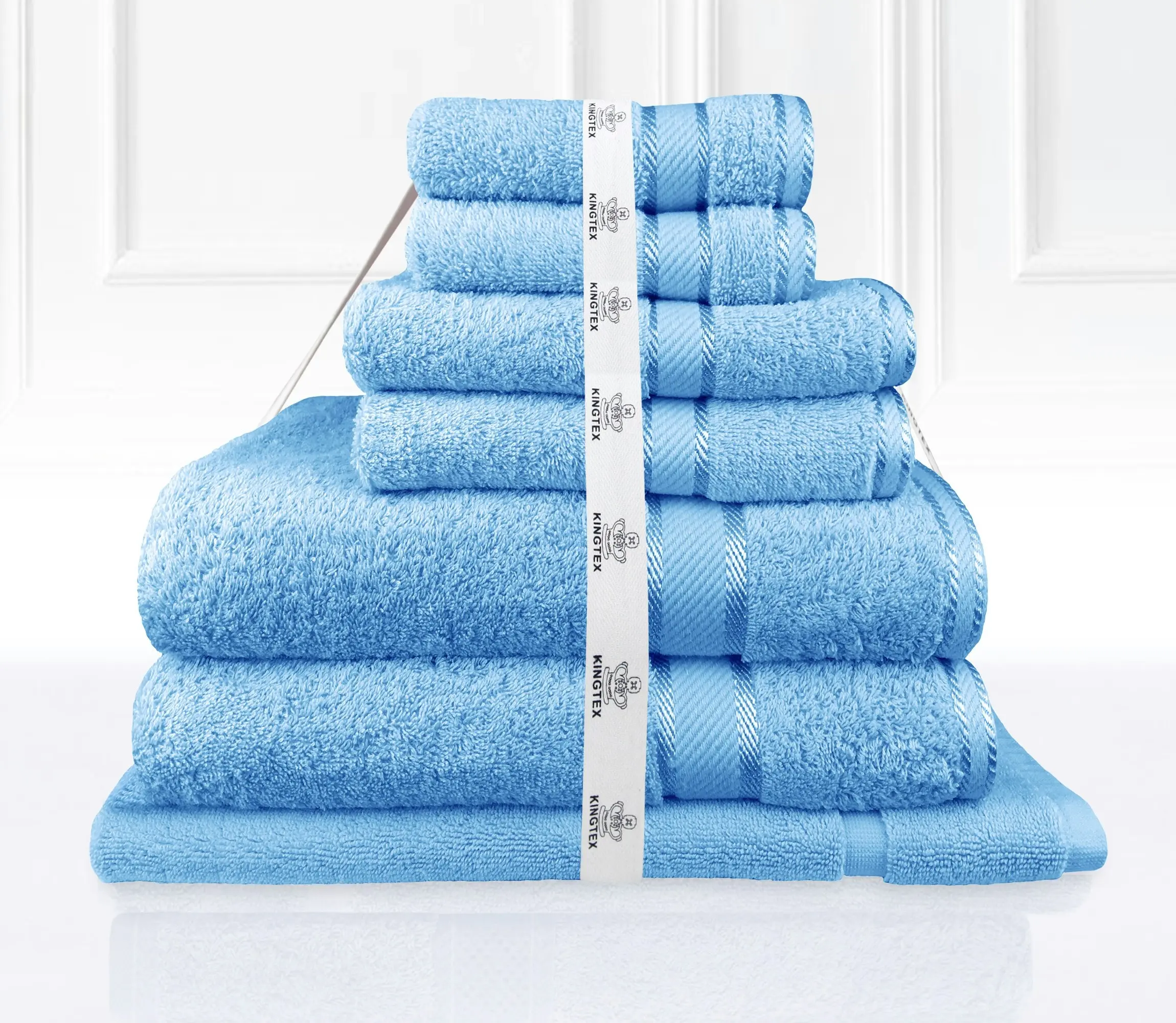 Kingtex 7 Piece Towel Bath Towel Set