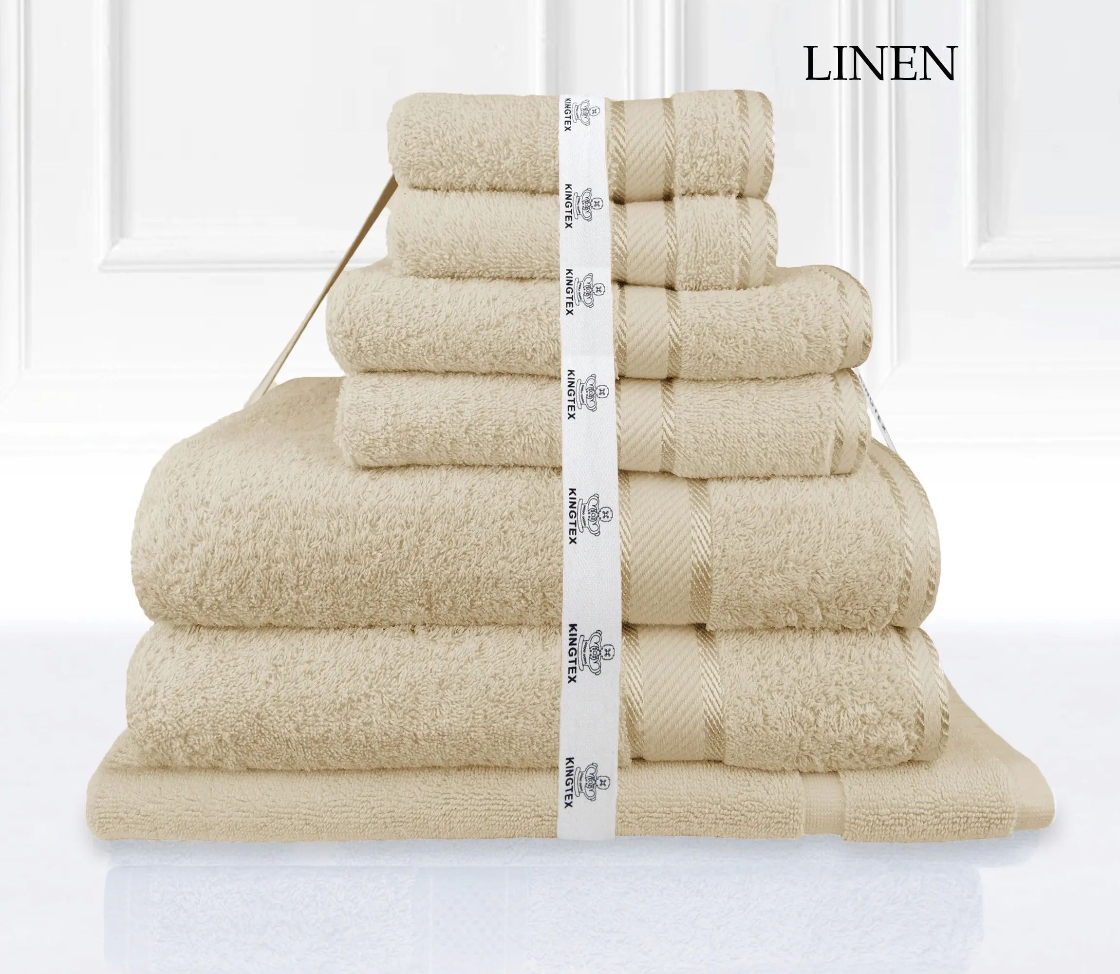 Kingtex 7 Piece Towel Bath Towel Set