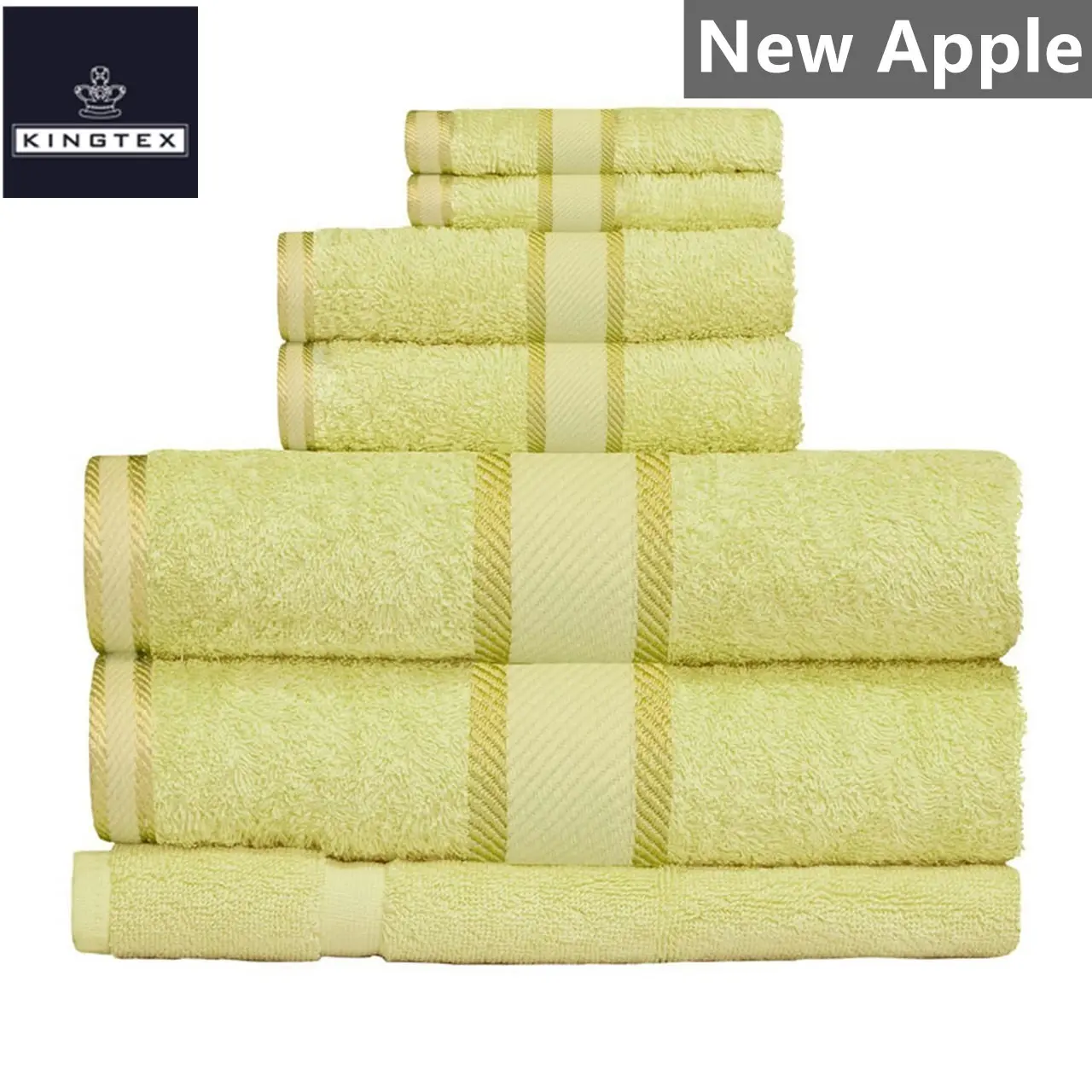 Kingtex 7 Piece Towel Bath Towel Set