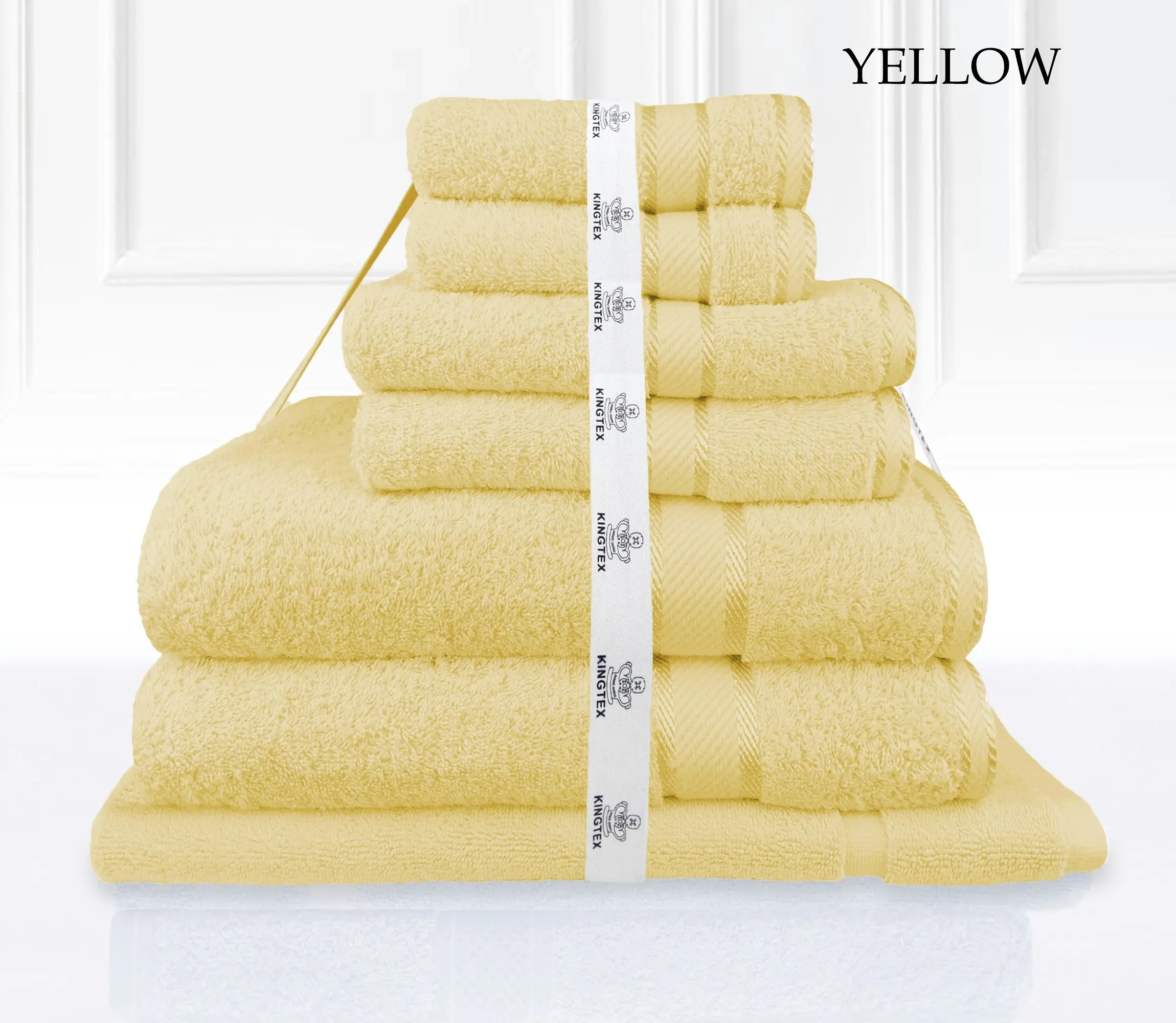 Kingtex 7 Piece Towel Bath Towel Set