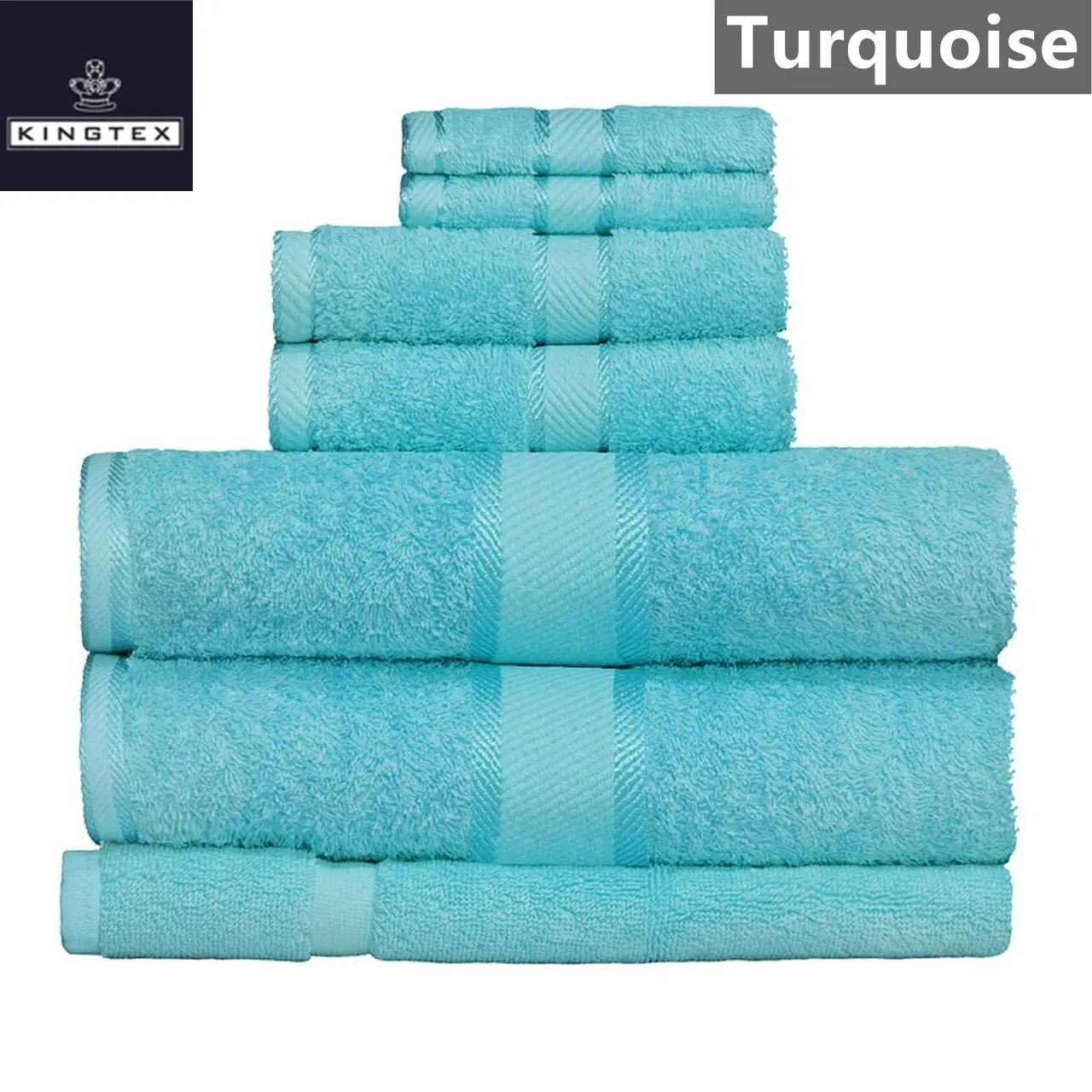 Kingtex 7 Piece Towel Bath Towel Set