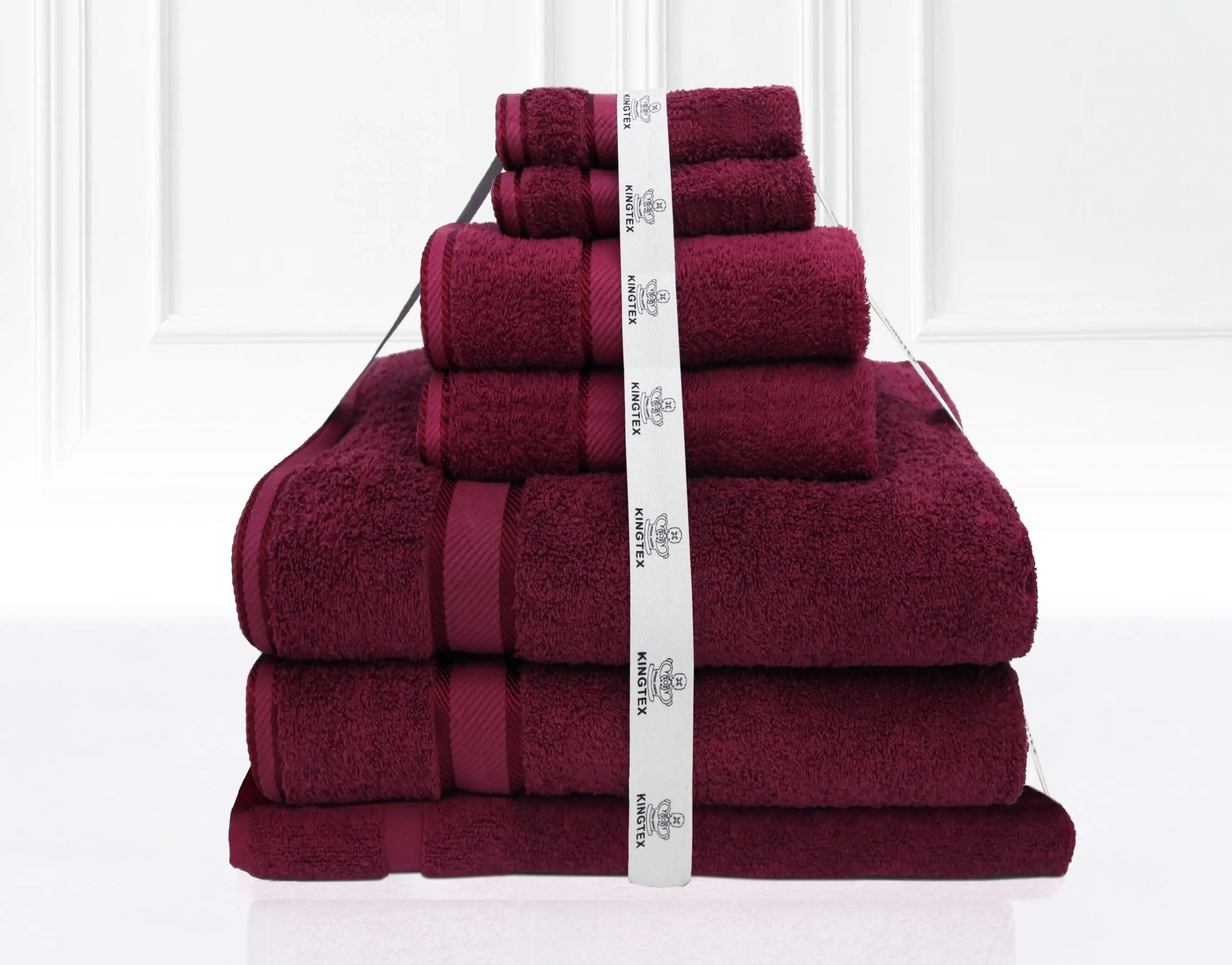 Kingtex 7 Piece Towel Bath Sheet Set