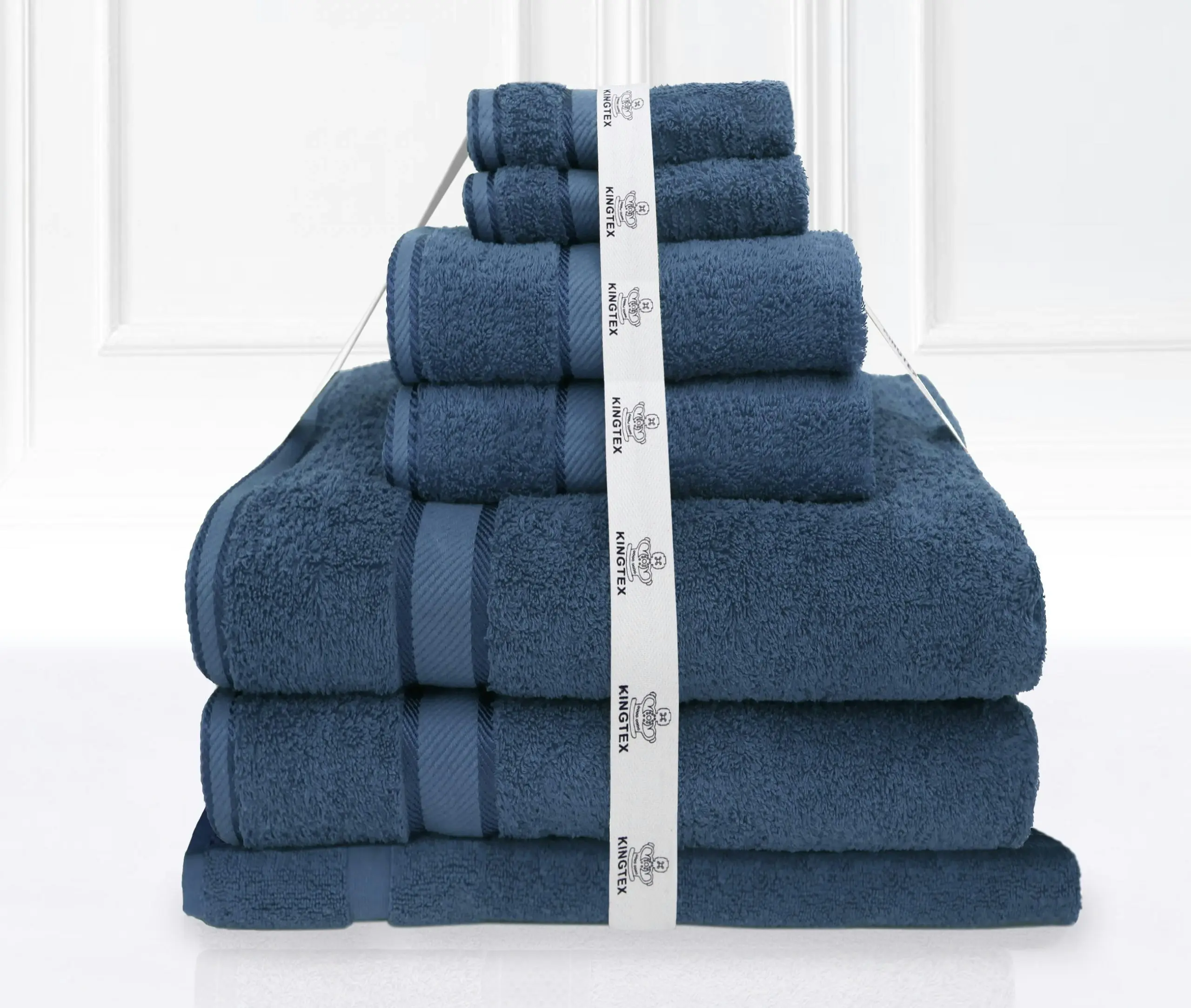 Kingtex 7 Piece Towel Bath Sheet Set