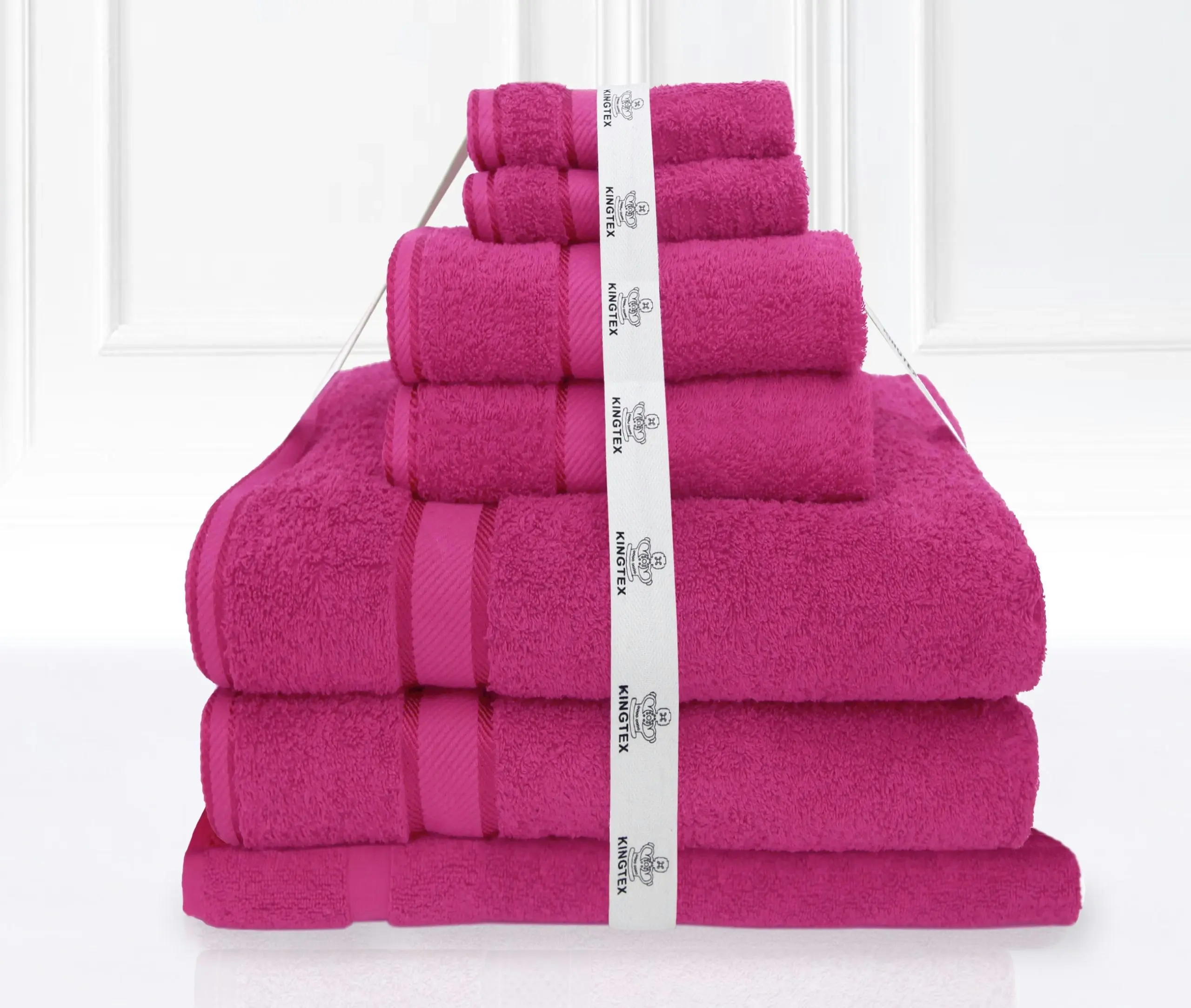 Kingtex 7 Piece Towel Bath Sheet Set