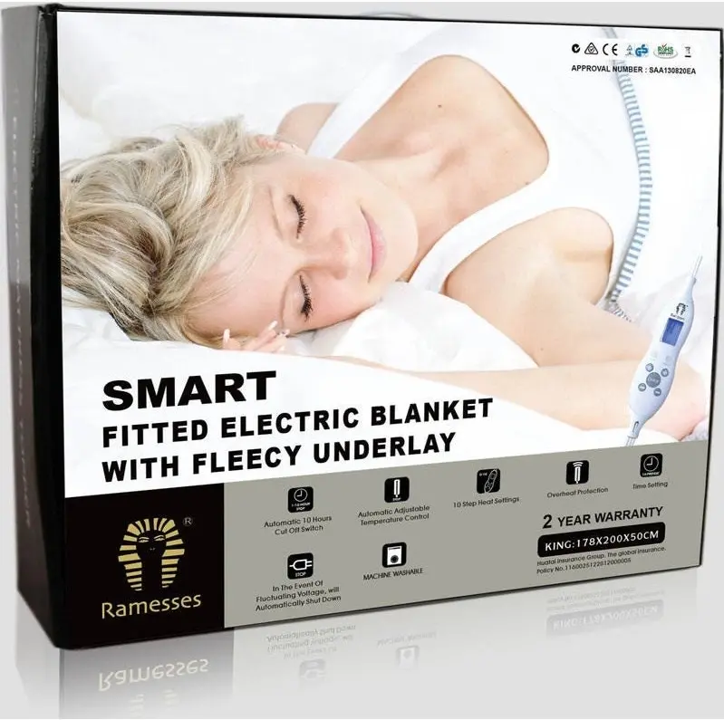 Fitted Fleecy Underlay Electric Blanket