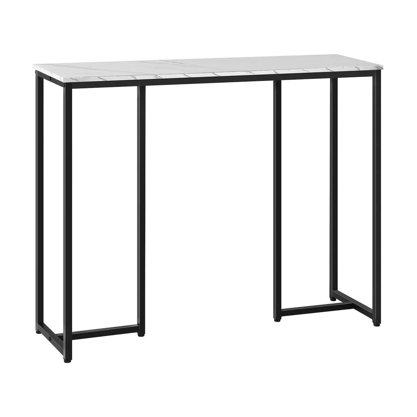 Oikiture Console Table Hallway Entry Side Tables Marble Effect Hall Display