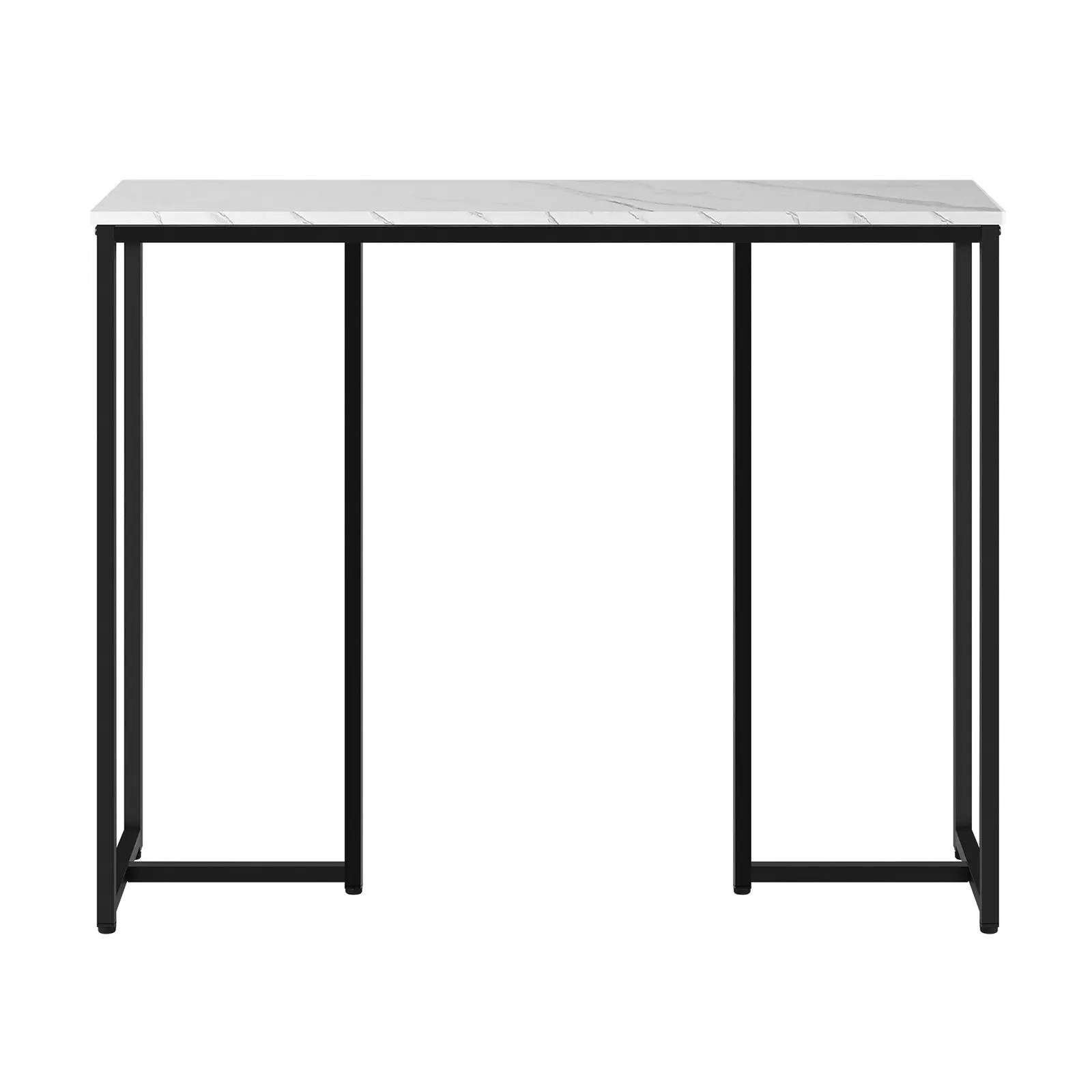 Oikiture Console Table Hallway Entry Side Tables Marble Effect Hall Display