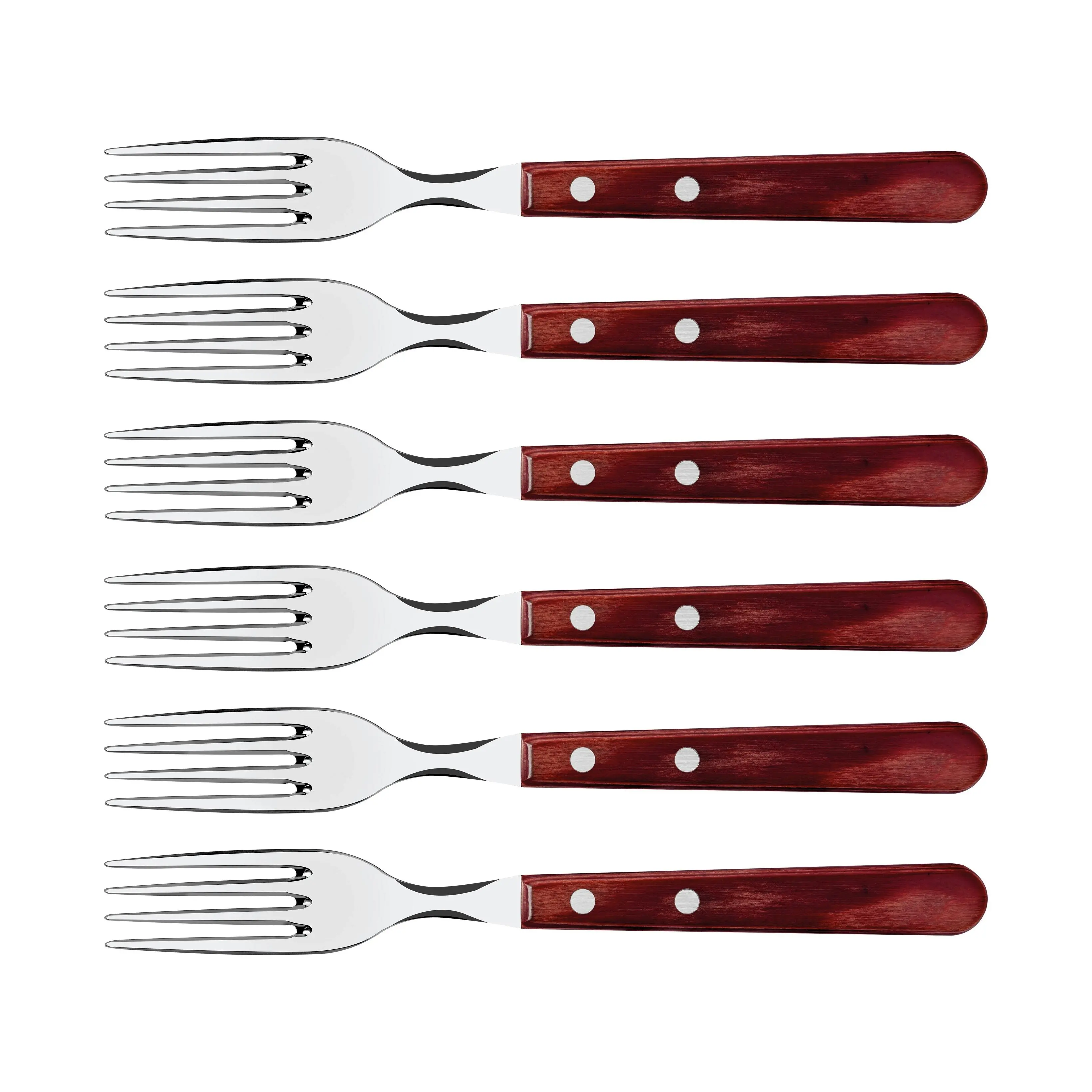 Tramontina Churrasco Forks Set, Polywood Red 6Pc