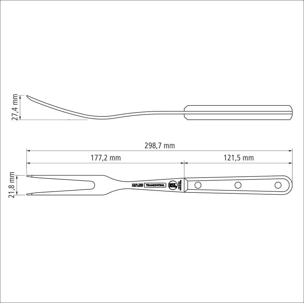 Tramontina Century Carving Set with Pouch, 5Pc