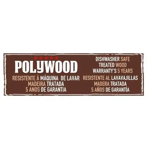 Tramontina Churrasco Barbecue Set, Polywood 3Pc