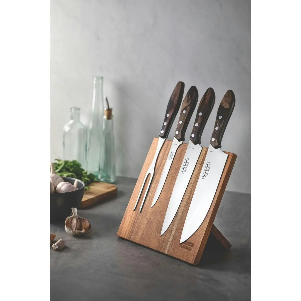 Tramontina Churrasco Barbecue Knife Block, 5Pc