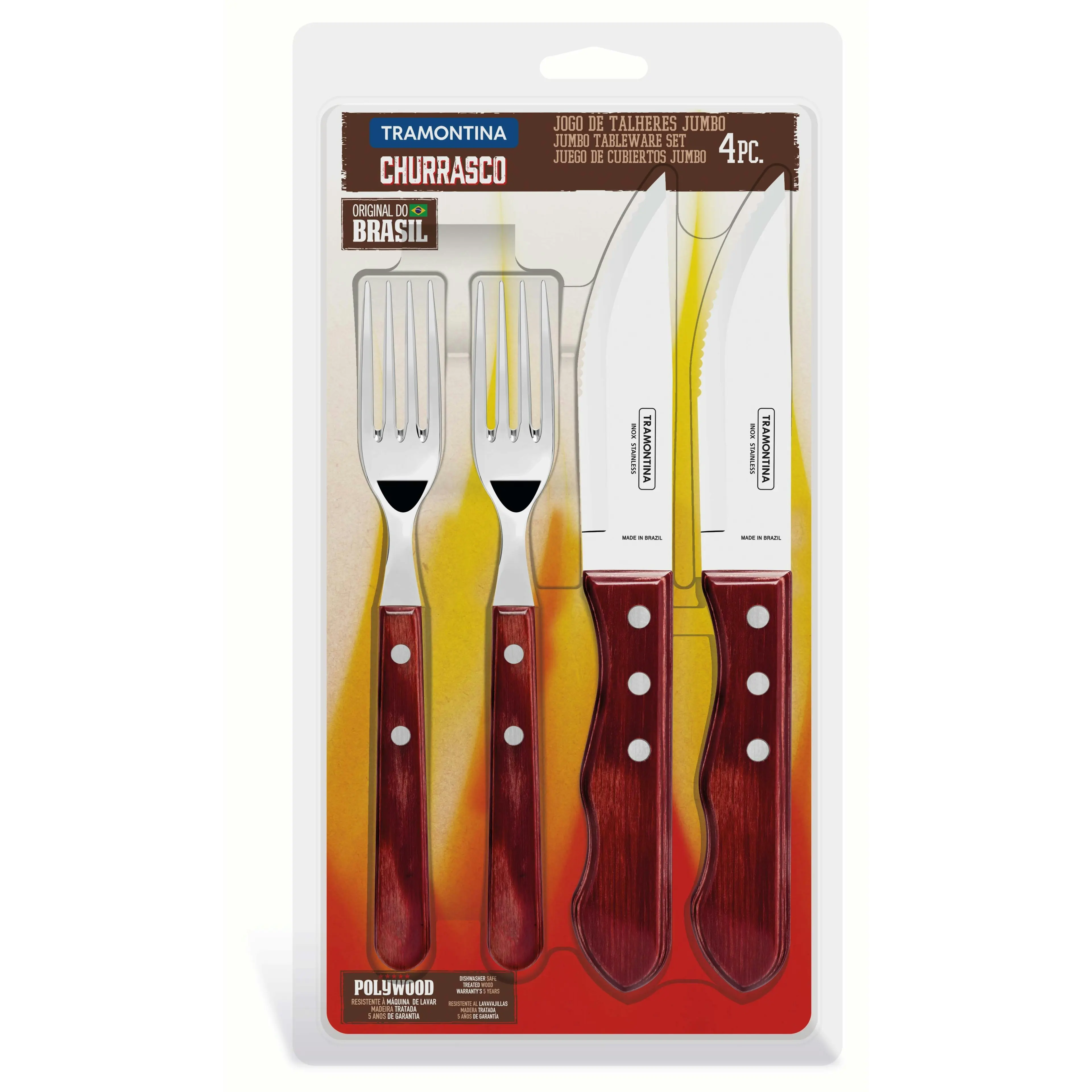 Tramontina Barbecue Set, 4Pc