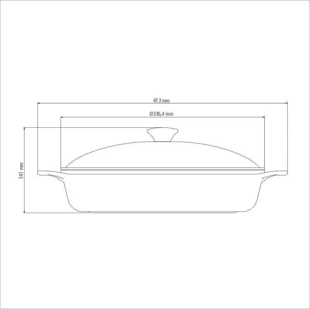 Tramontina Lyon Black Frying Pan, 32cm, 4.3L