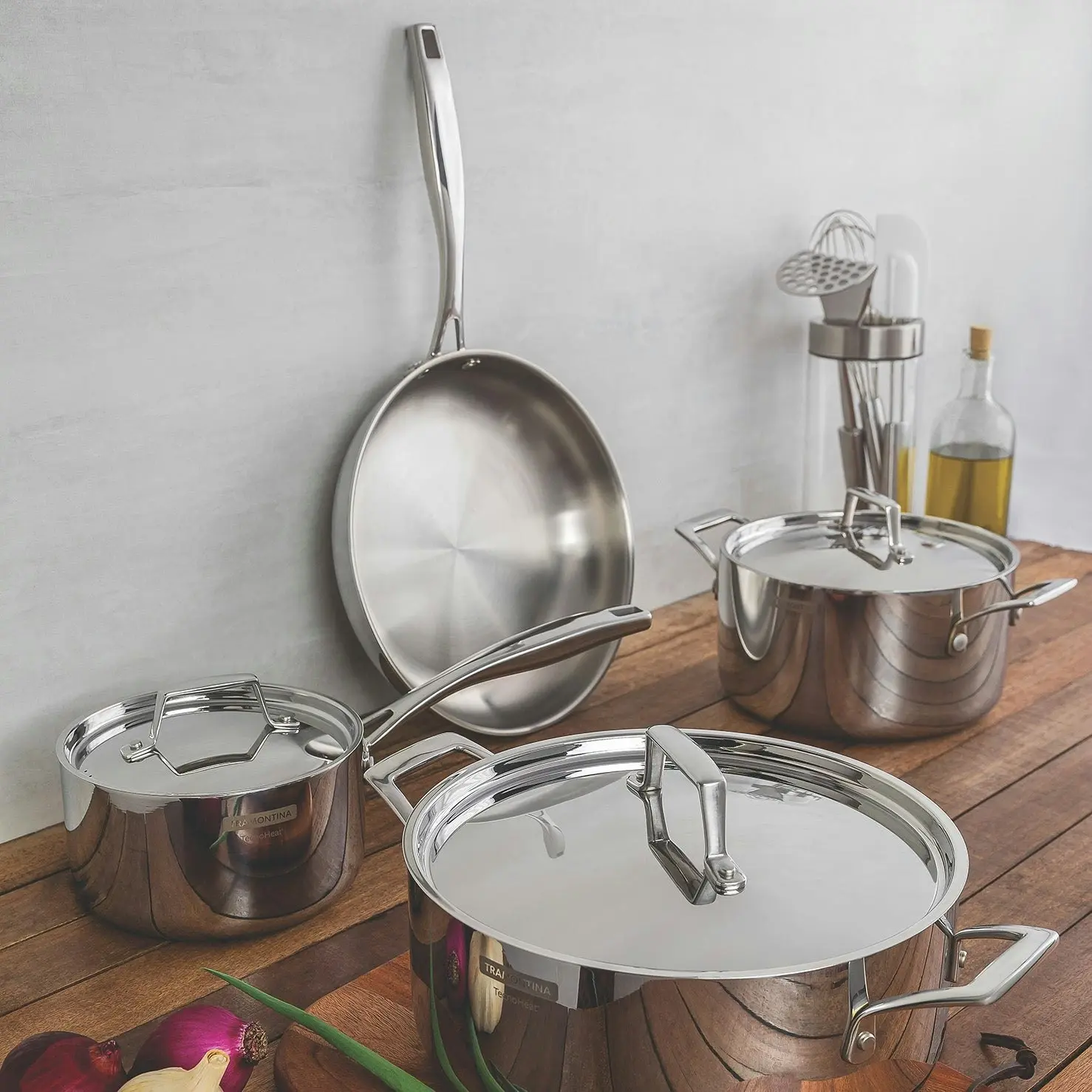 Tramontina Grano Frying Pan Set, 3Pc - 20cm, 26cm and 30cm