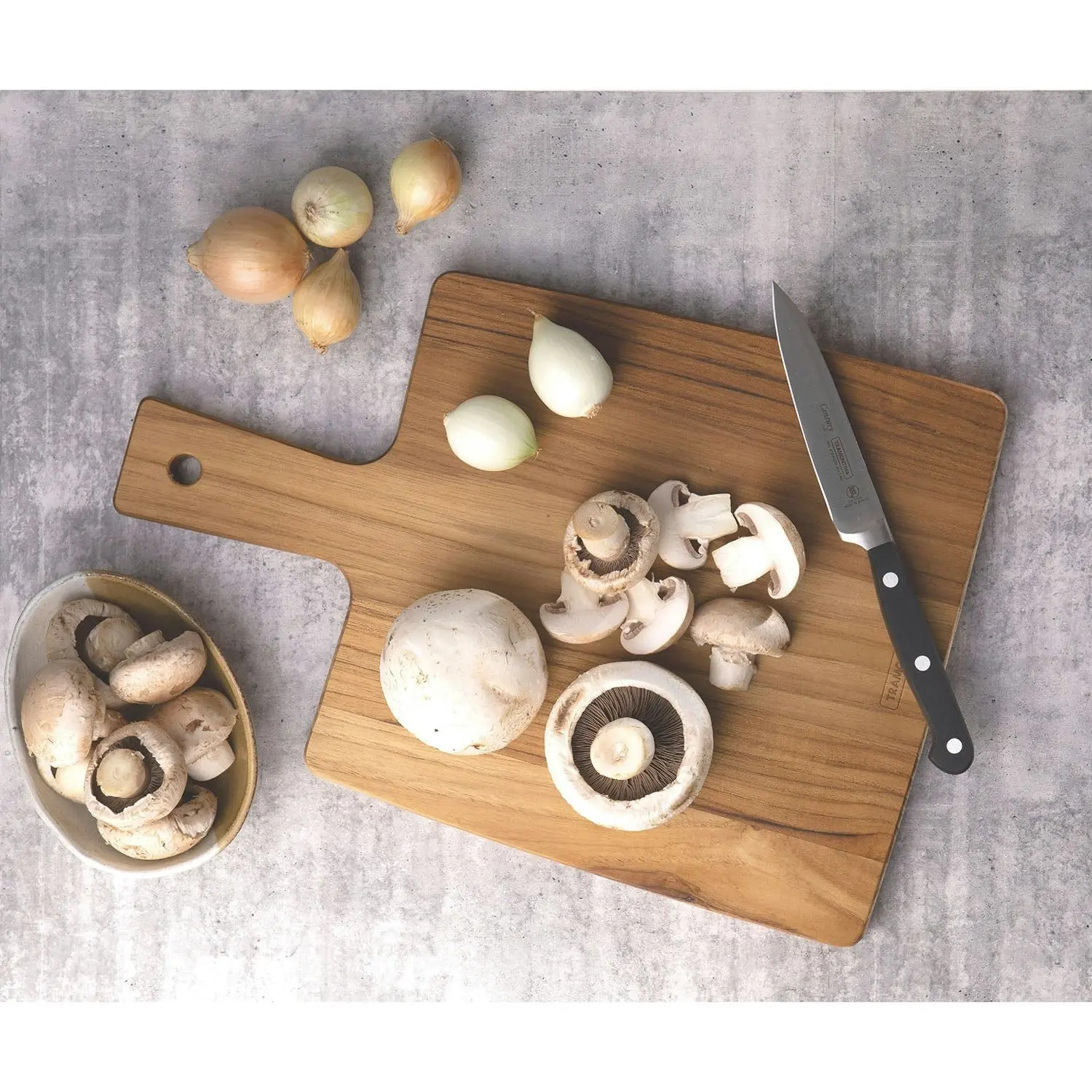 Tramontina Cutting Board Cutting Board With Handle, Teak Wood 400x270mm