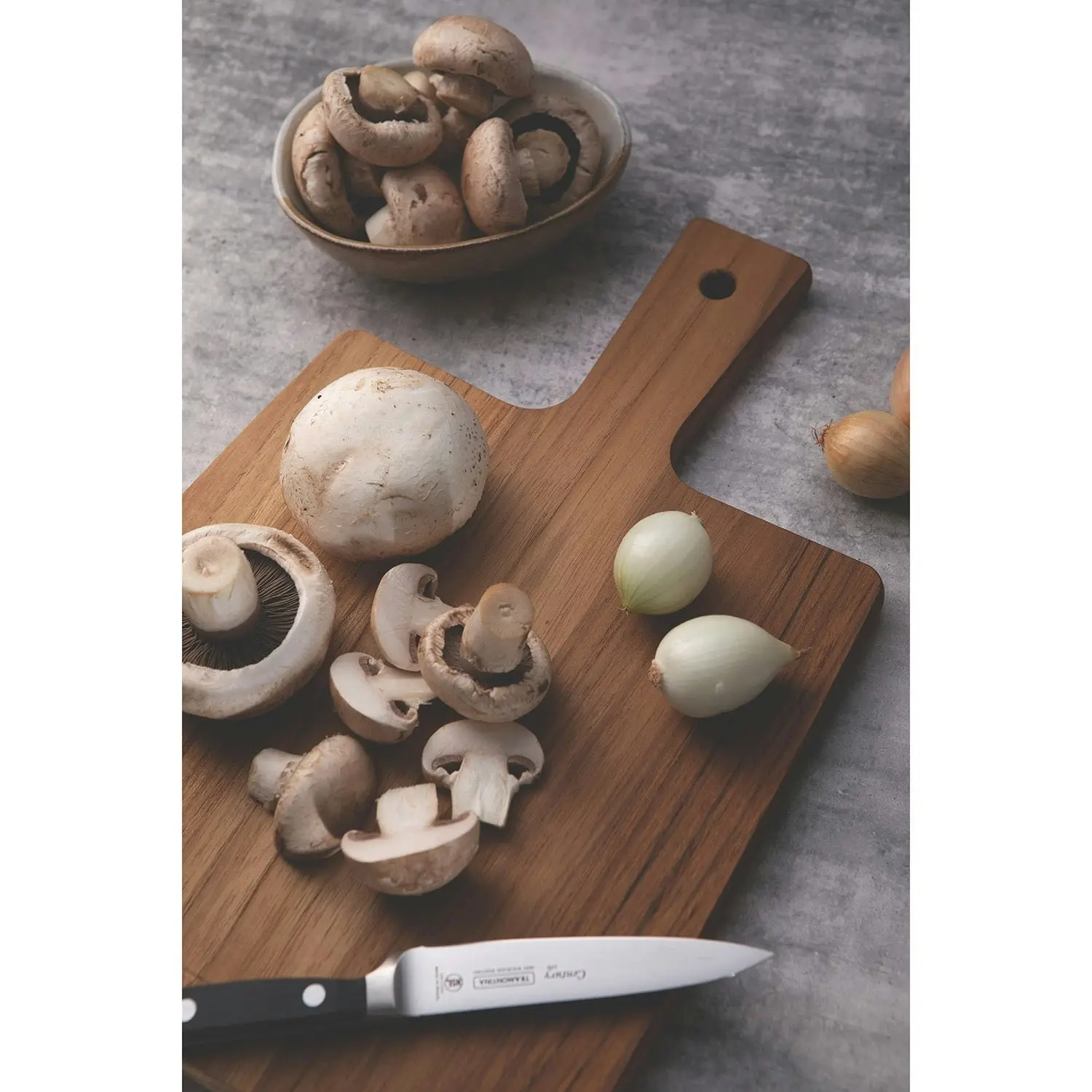 Tramontina Cutting Board Cutting Board With Handle, Teak Wood 400x270mm