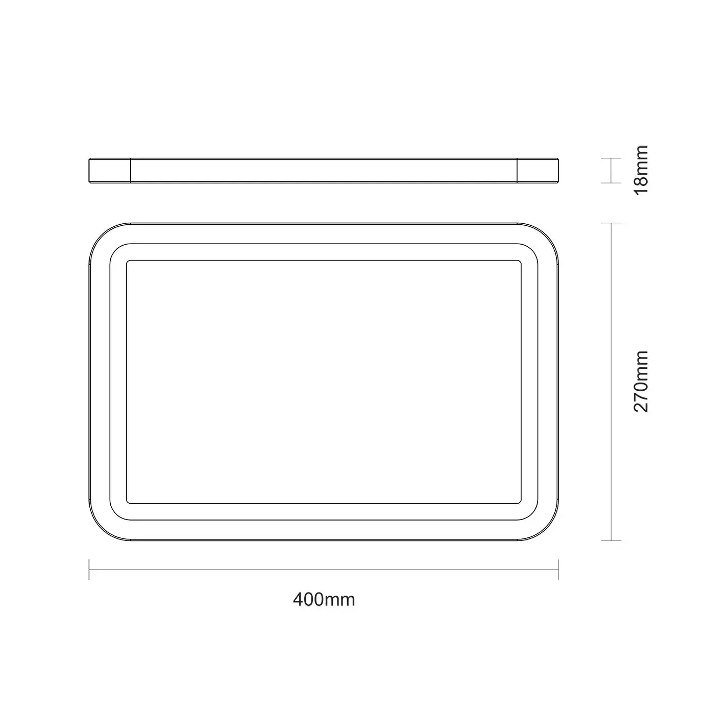 Tramontina Cutting Board Cutting Board, Teak Wood 400x270mm