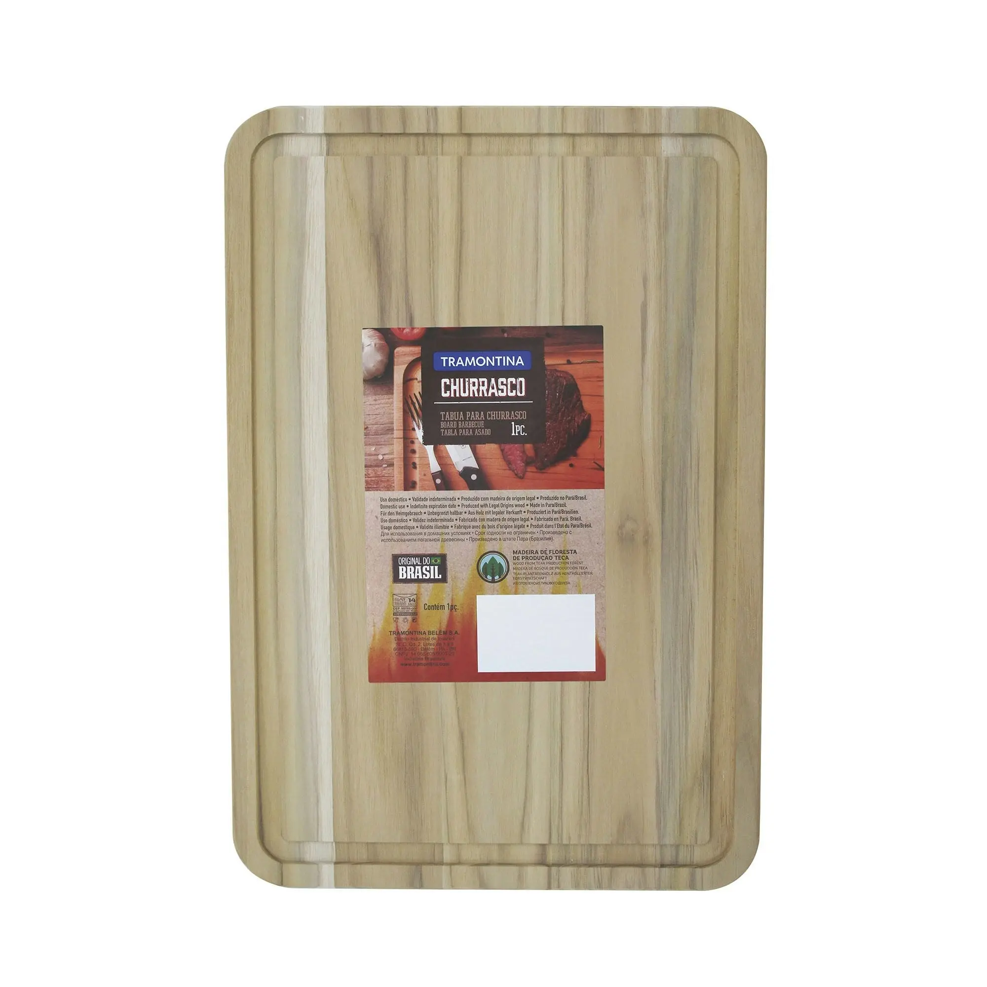 Tramontina Cutting Board Cutting Board, Teak Wood 400x270mm