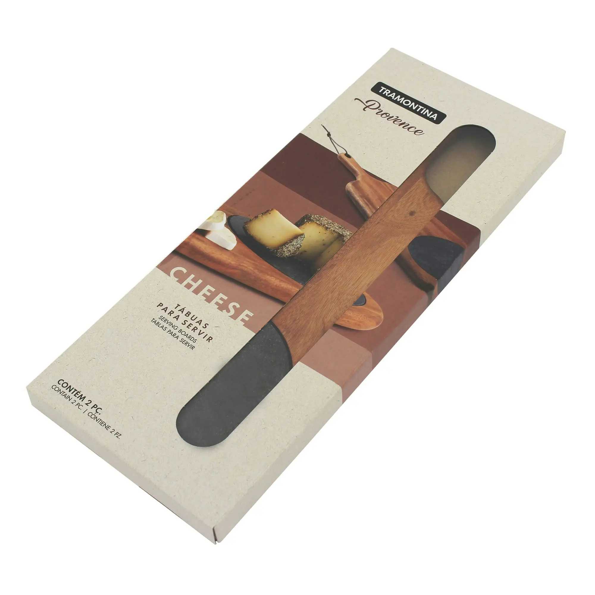 Tramontina Cheese Board With Handle and Stone