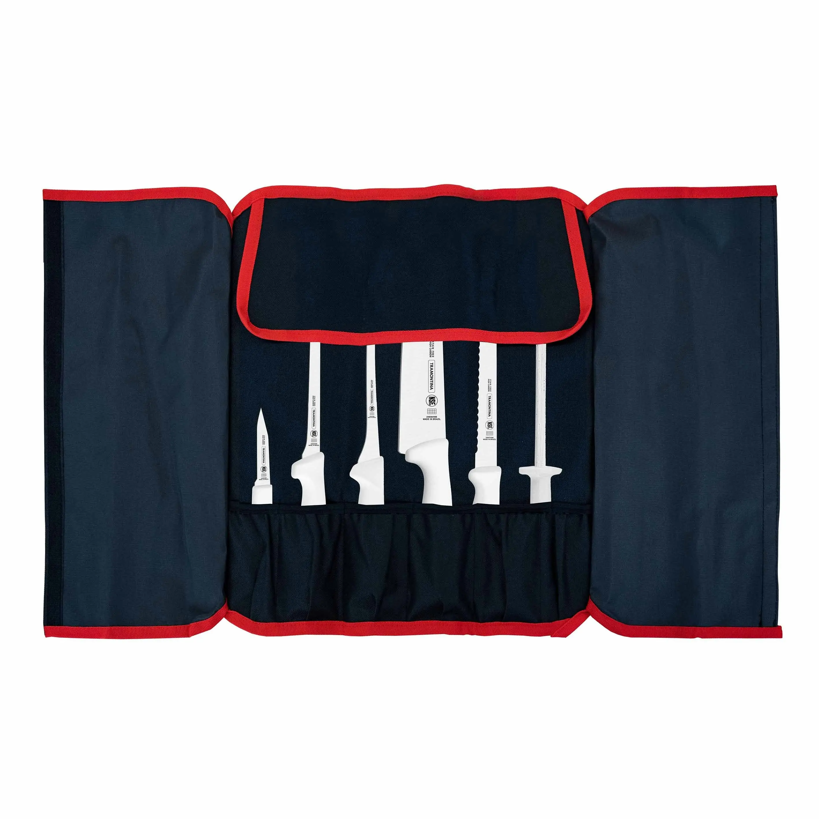 Tramontina Professional Master Chef Knife Set with Pouch, 7Pc