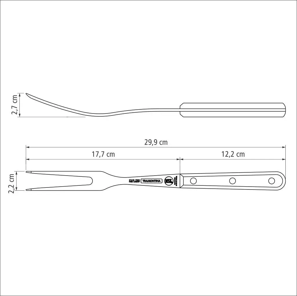 Tramontina Century Carving Fork, 30cm