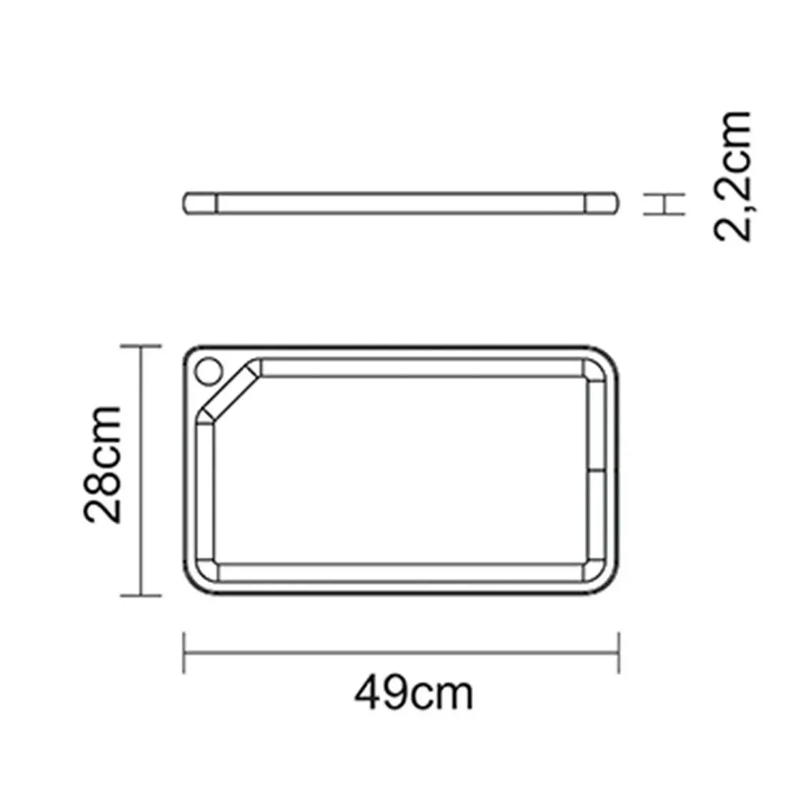 Tramontina Barbecue Cutting Board 490x280mm