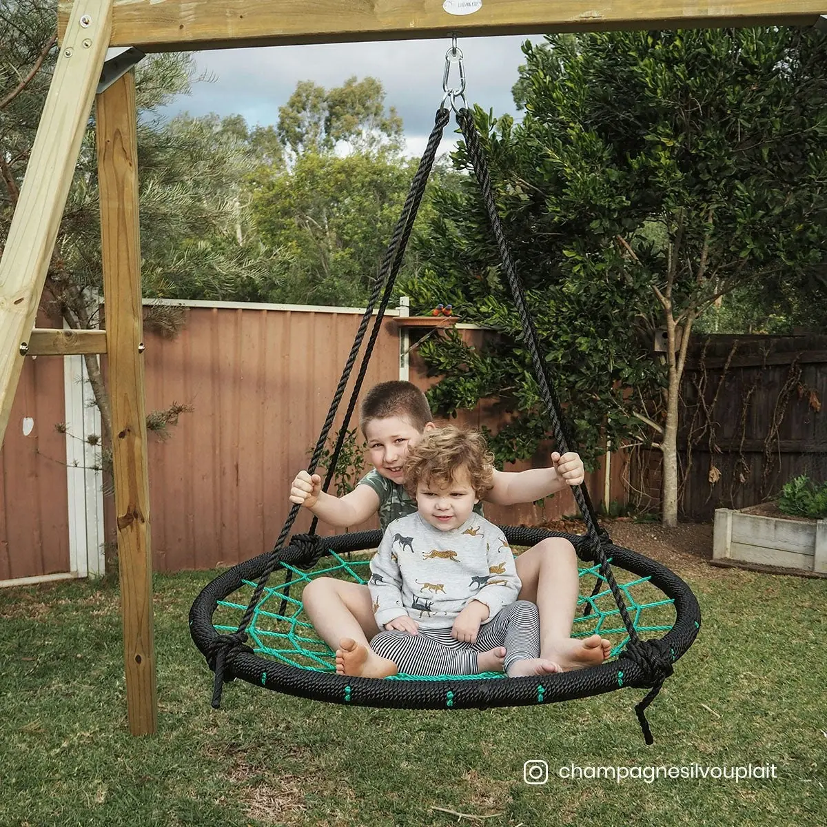 Lifespan Kids Oakley Swing Set with 1m Spidey Web Swing