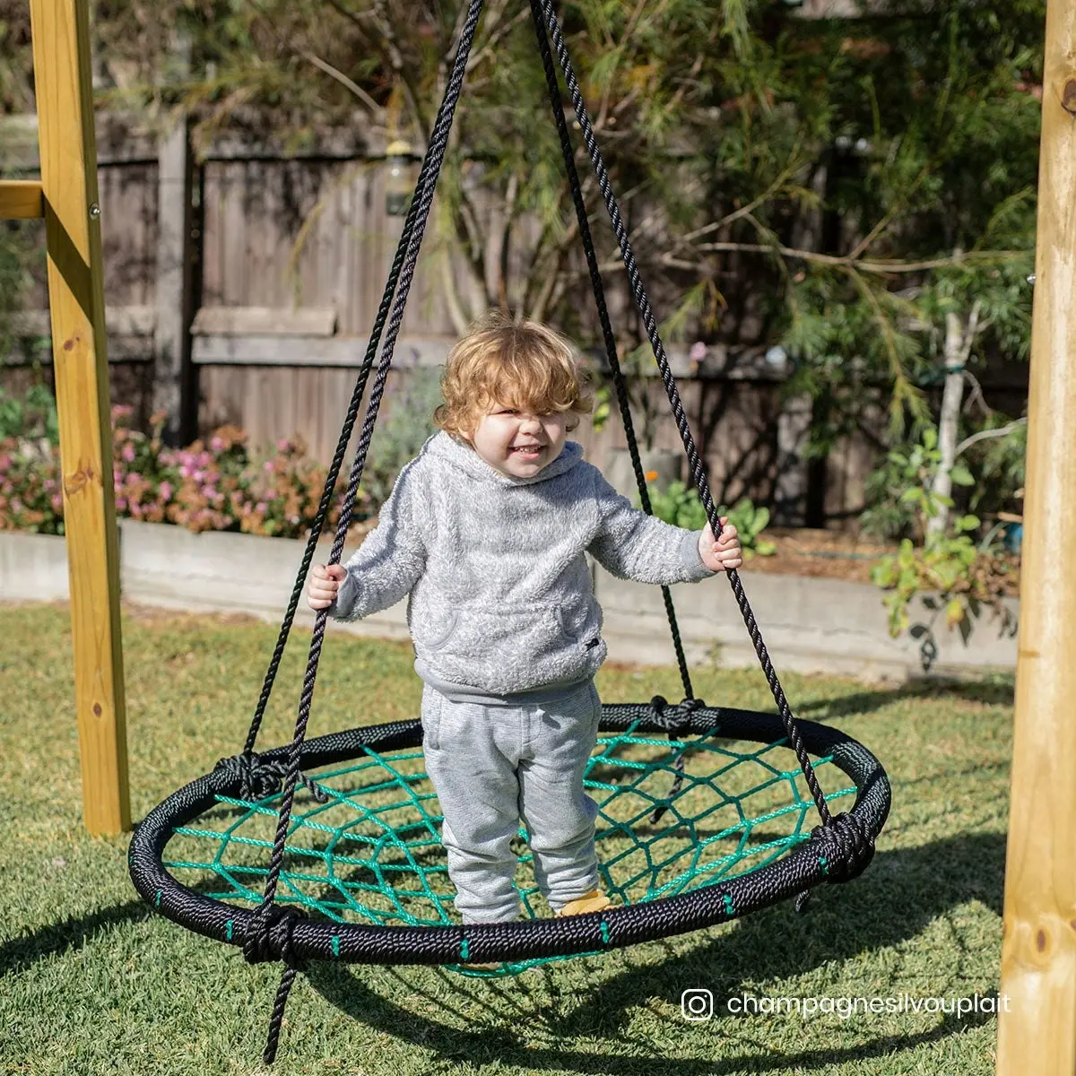 Lifespan Kids Oakley Swing Set with 1m Spidey Web Swing