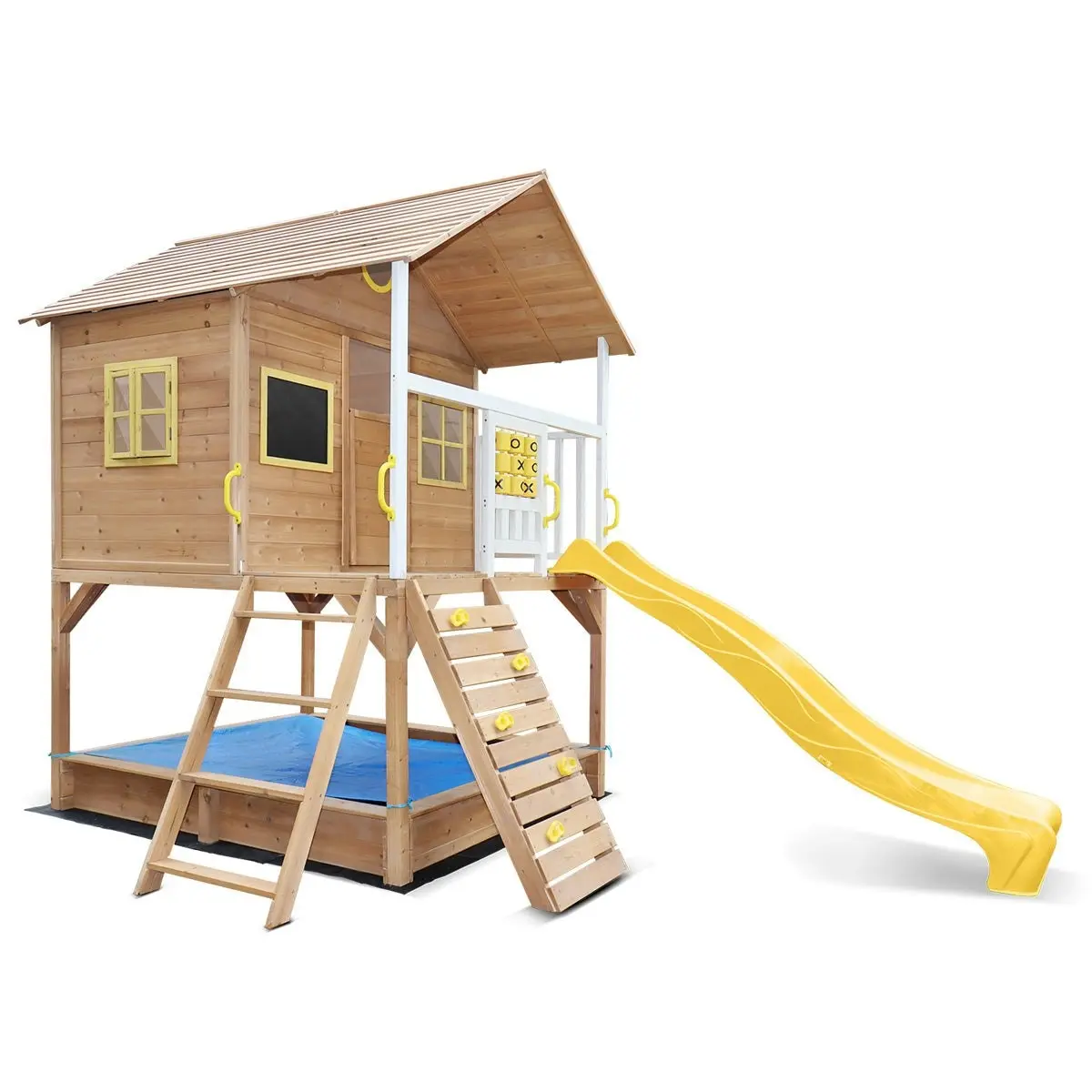 Lifespan Kids Warrigal Cubby House with Yellow Slide