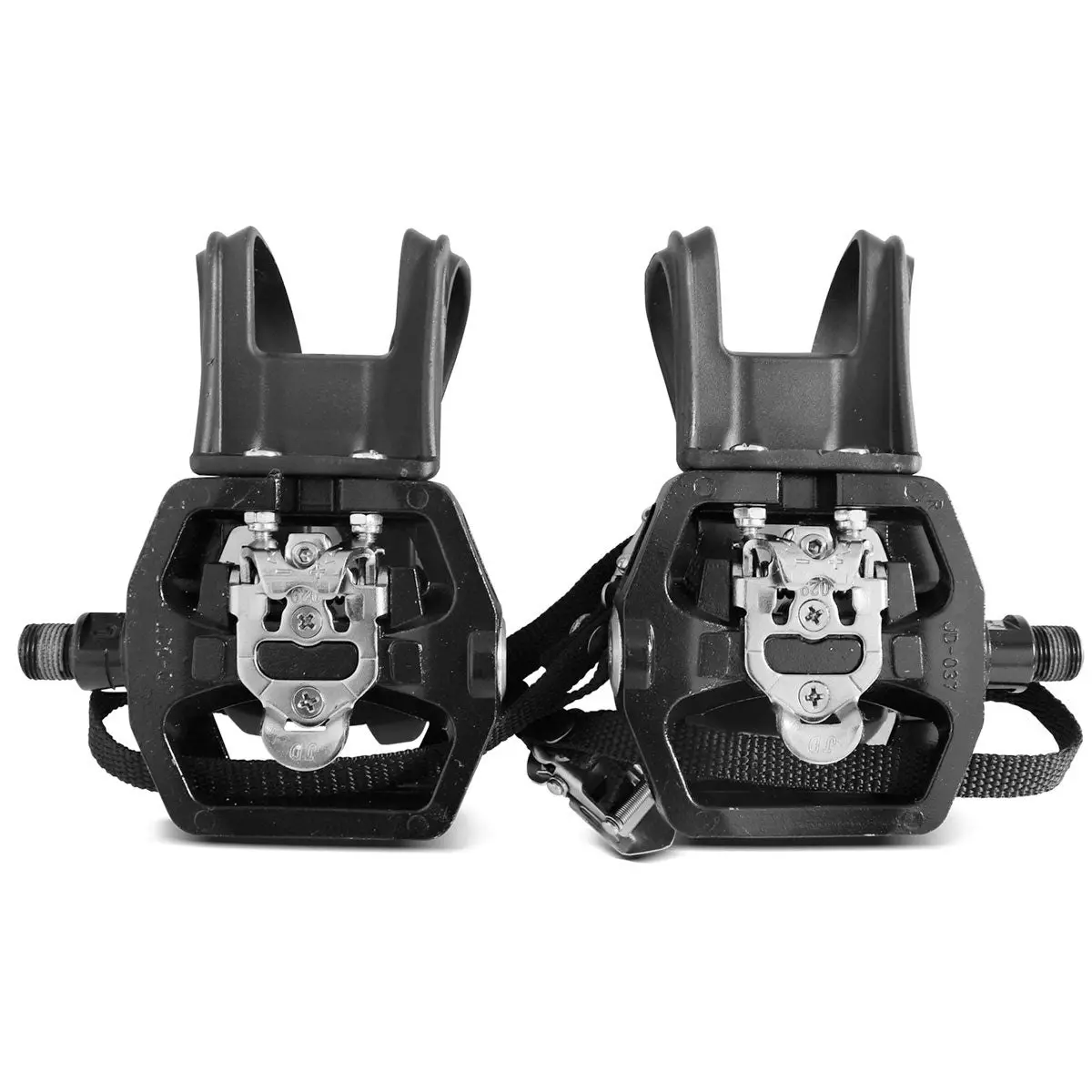 Lifespan Fitness 2-in-1 Toe Clips Cage & SPD Compatible Pedals