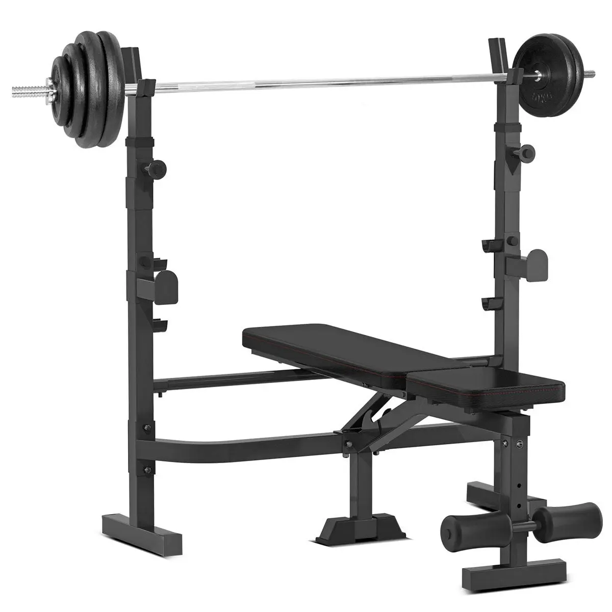 Cortex MF-4000 Adjustable Press & Squat Bench - Black