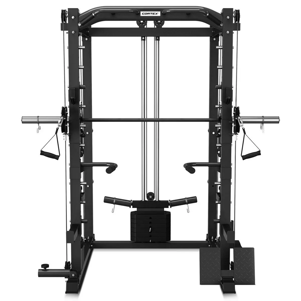 Cortex SM-20 6-in-1 Power Rack with Smith & Cable Machine