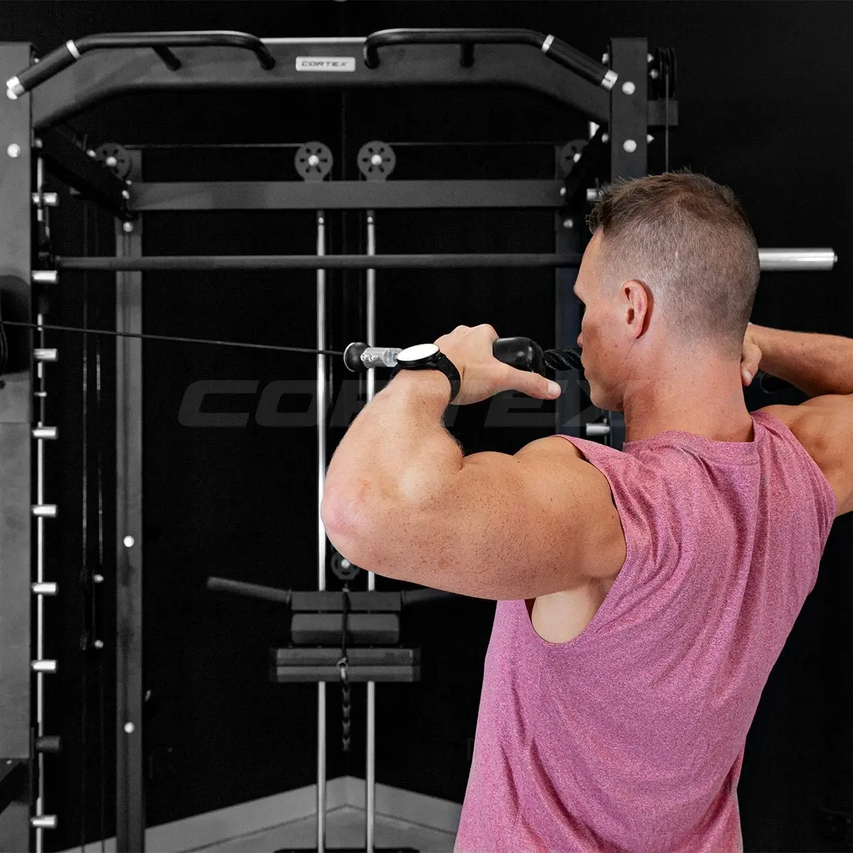 Cortex SM-20 6-in-1 Power Rack with Smith & Cable Machine