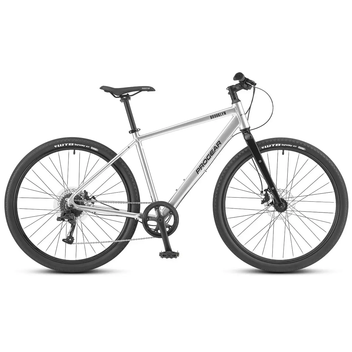 Progear Brooklyn Urban 650B*43cm Street Hybrid Bike - Stainless