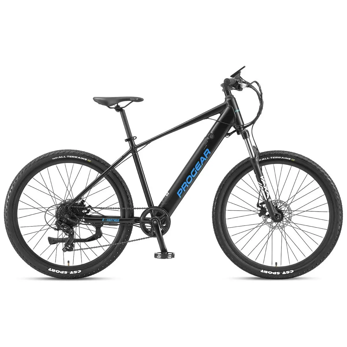 Progear E-Vantage 27.5*18" 250w Electric MTB Mountain Bike - Black Shadow