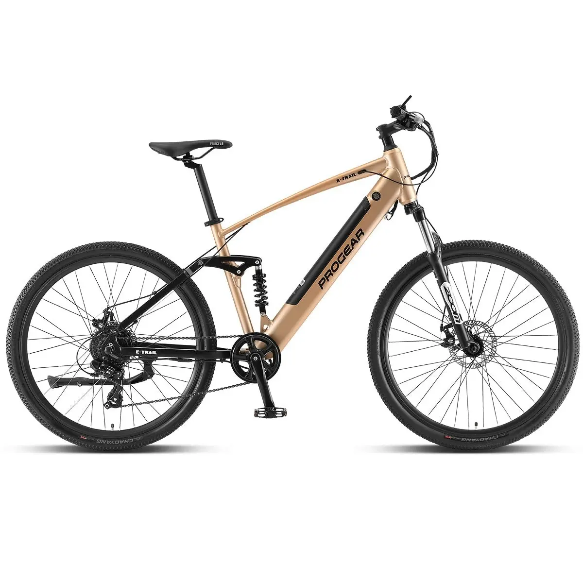 Progear E-Trail 27.5*18" Dual Susp. 250w Electric MTB Mountain Bike- Sandstorm