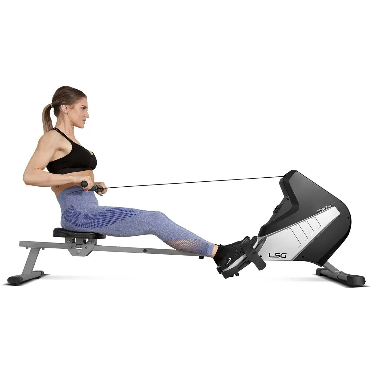 LSG ROWER-442 Magnetic Resistance Rowing Machine 12 Levels Resistance Home Gym Cardio