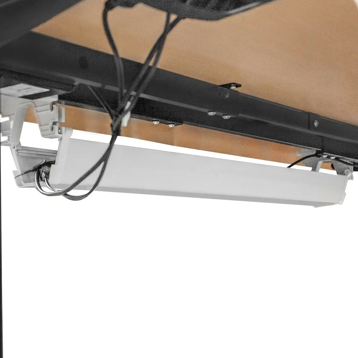 Lifespan Fitness V-Fold Treadmill with ErgoDesk Automatic Oak Standing Desk 1800mm + Cable Management Tray