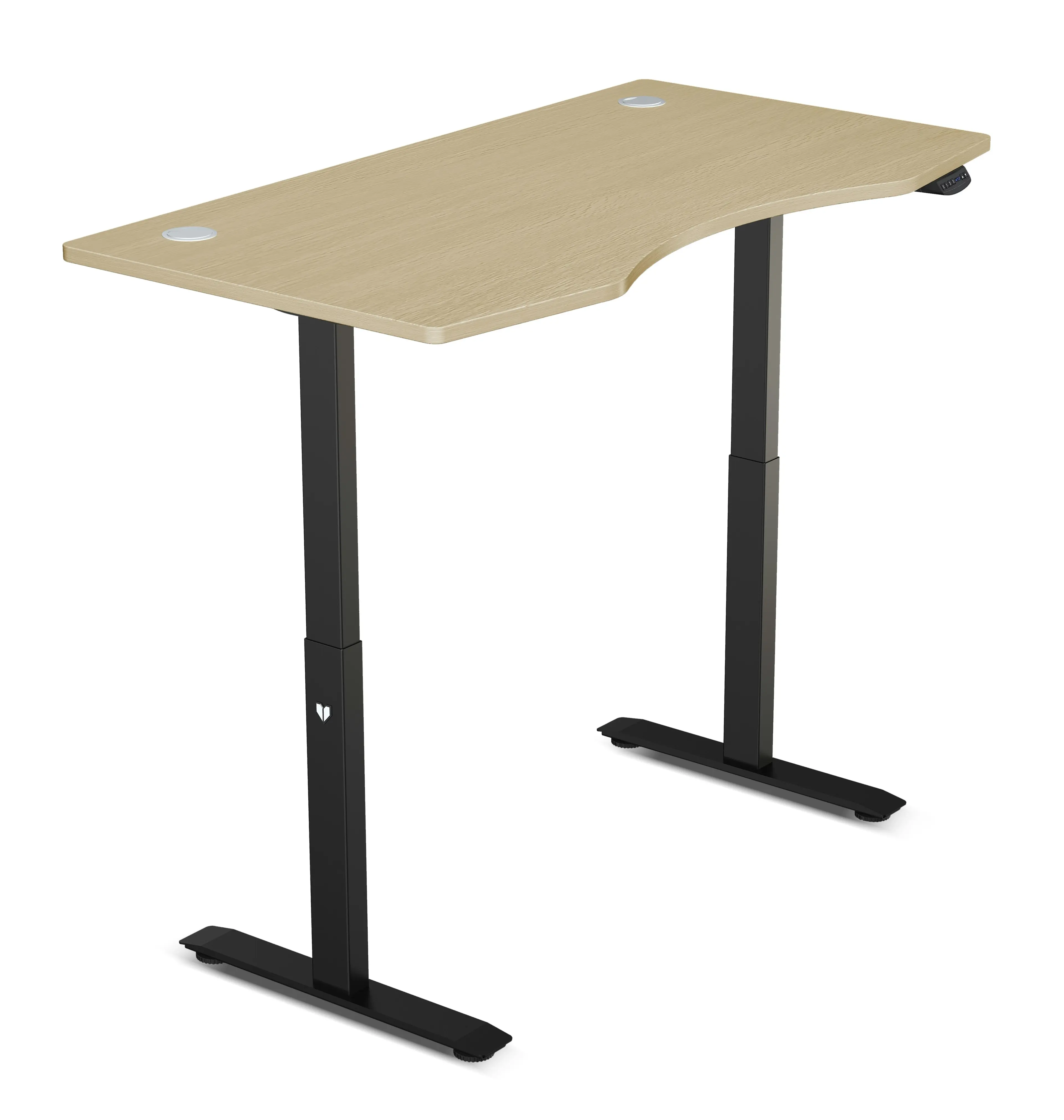 LSG Nimbus Walking Pad Treadmill + ErgoDesk Automatic Standing Desk 1500mm (Oak)