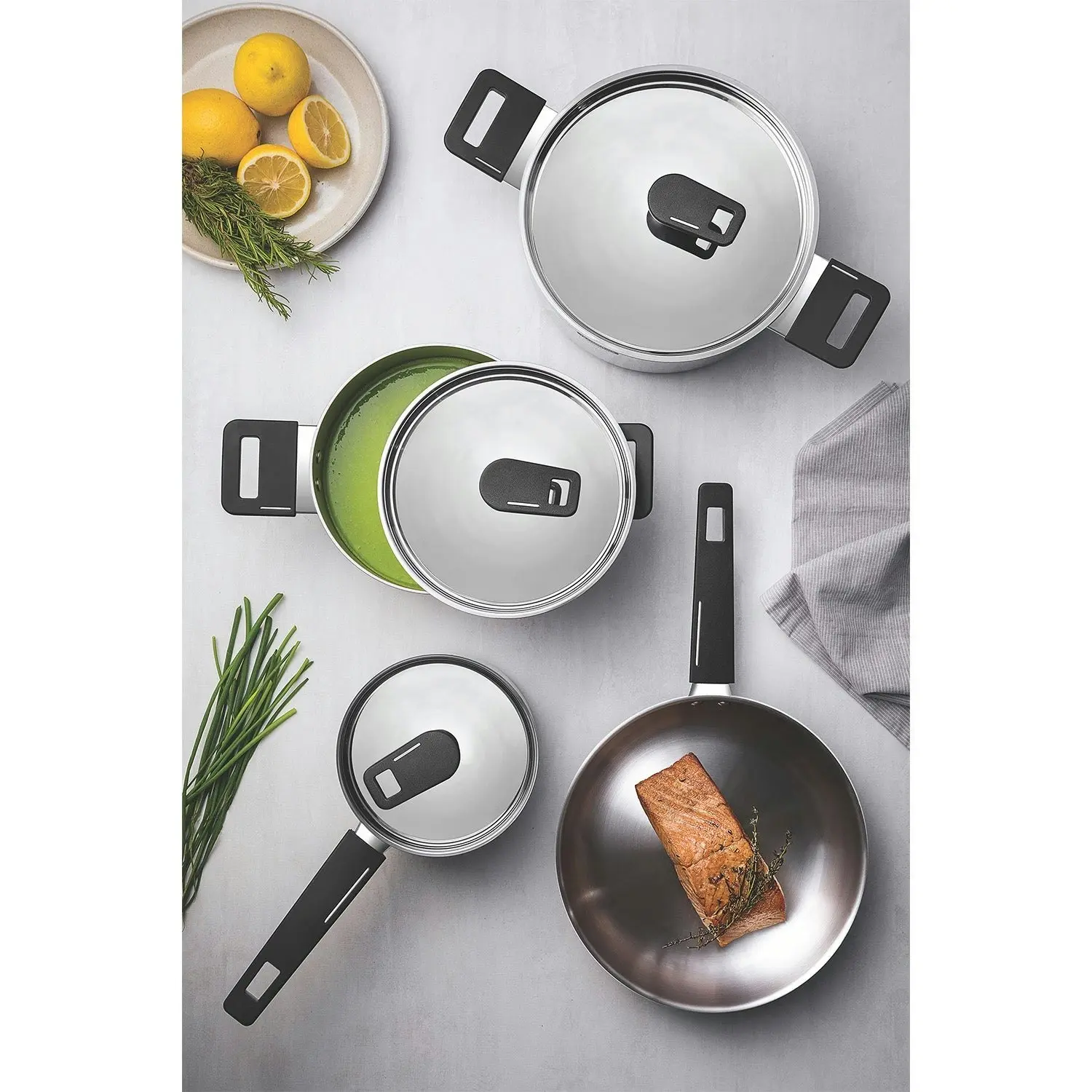 Tramontina Grano 4Pc Cookware Set