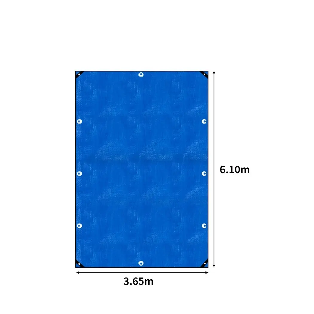 Manan Heavy Duty Tarp Tarpaulin 200GSM Camping Tent Cover Waterproof 3.65x6.10m