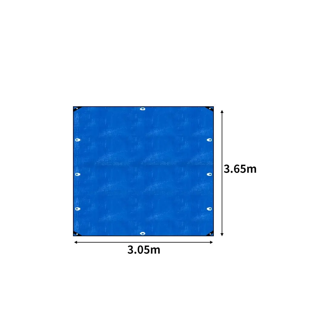 Manan Heavy Duty Tarp Tarpaulin 200GSM Camping Tent Cover Waterproof 3.05x3.65m