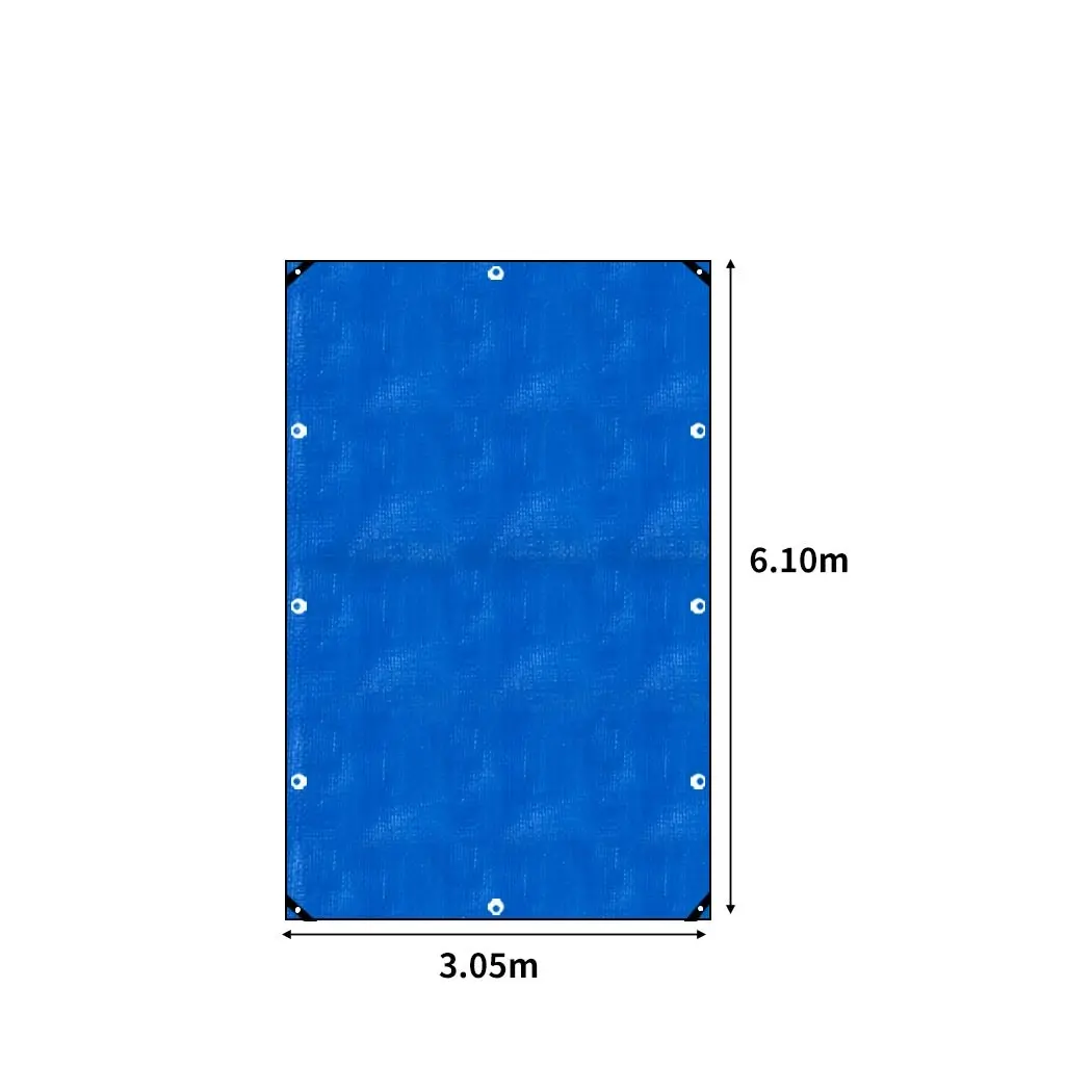 Manan Heavy Duty Tarp Tarpaulin 200GSM Camping Tent Cover Waterproof 3.05x6.10m