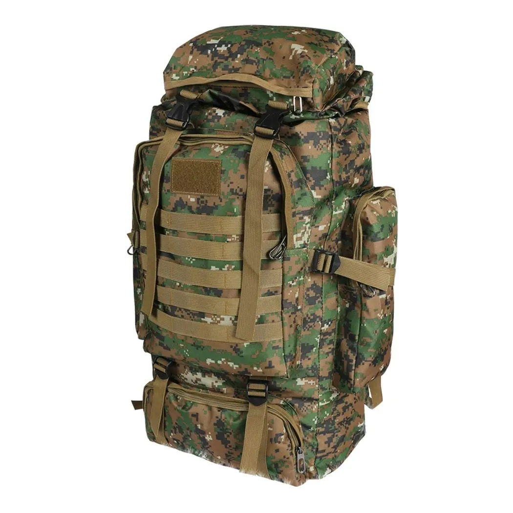 Slimbridge 80L Military Tactical Backpack Hiking Camping Rucksack Outdoor Army