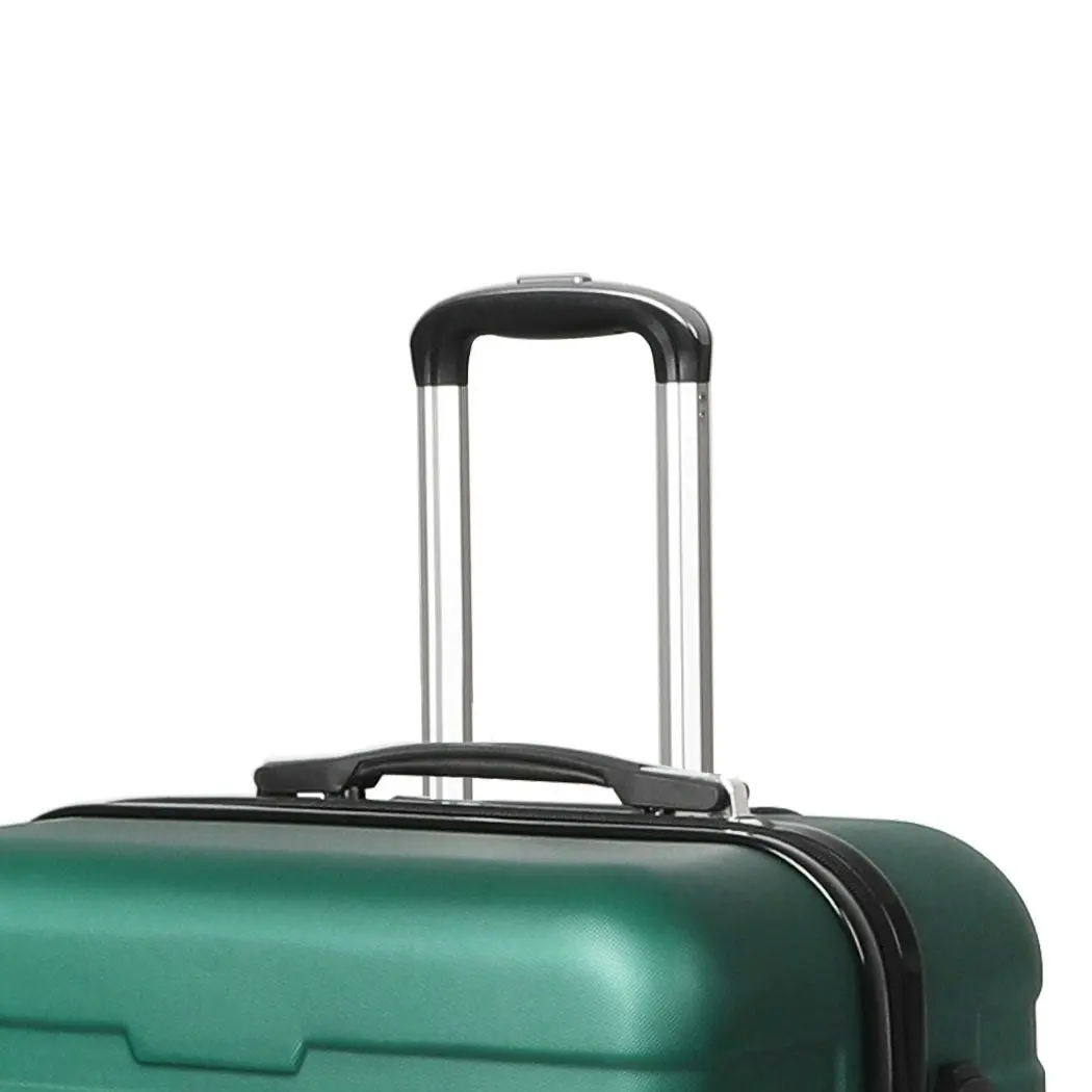 Slimbridge 20" Carry On Luggage Case Suitcase Travel TSA Lock Hard Shell Green