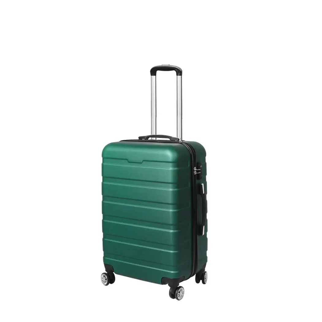 Slimbridge 24" Luggage Case Suitcase Travel Packing TSA Lock Hard Shell Green