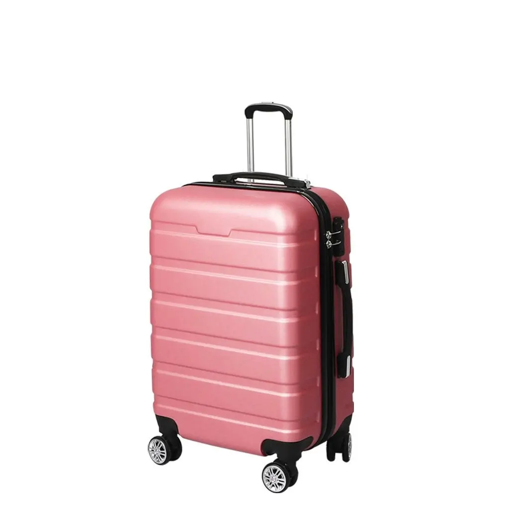 Slimbridge 28"Luggage Case Suitcase Travel Packing TSA Lock Hard Shell Rose Gold